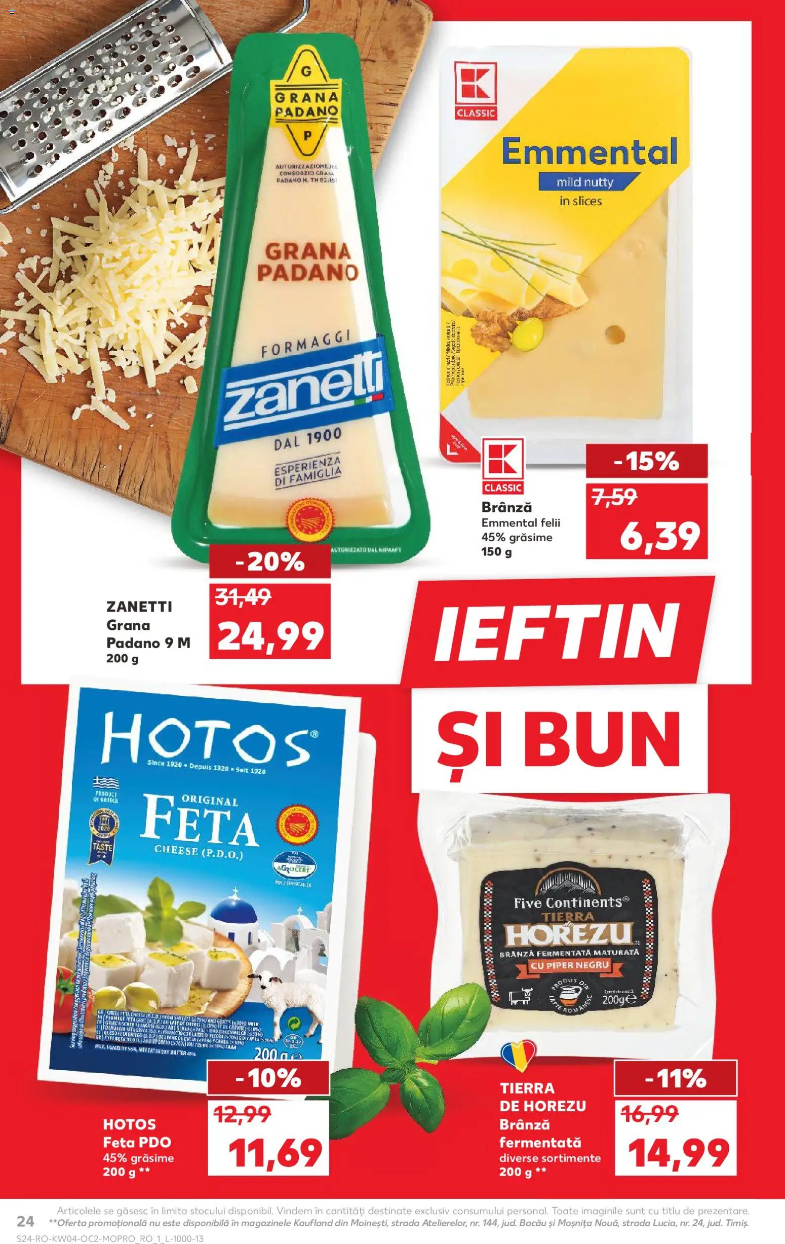 Catalog Kaufland 21 - 26 Ianuarie 2026 | Pagina 24 | Produse: Cadă, Brânză, Piper