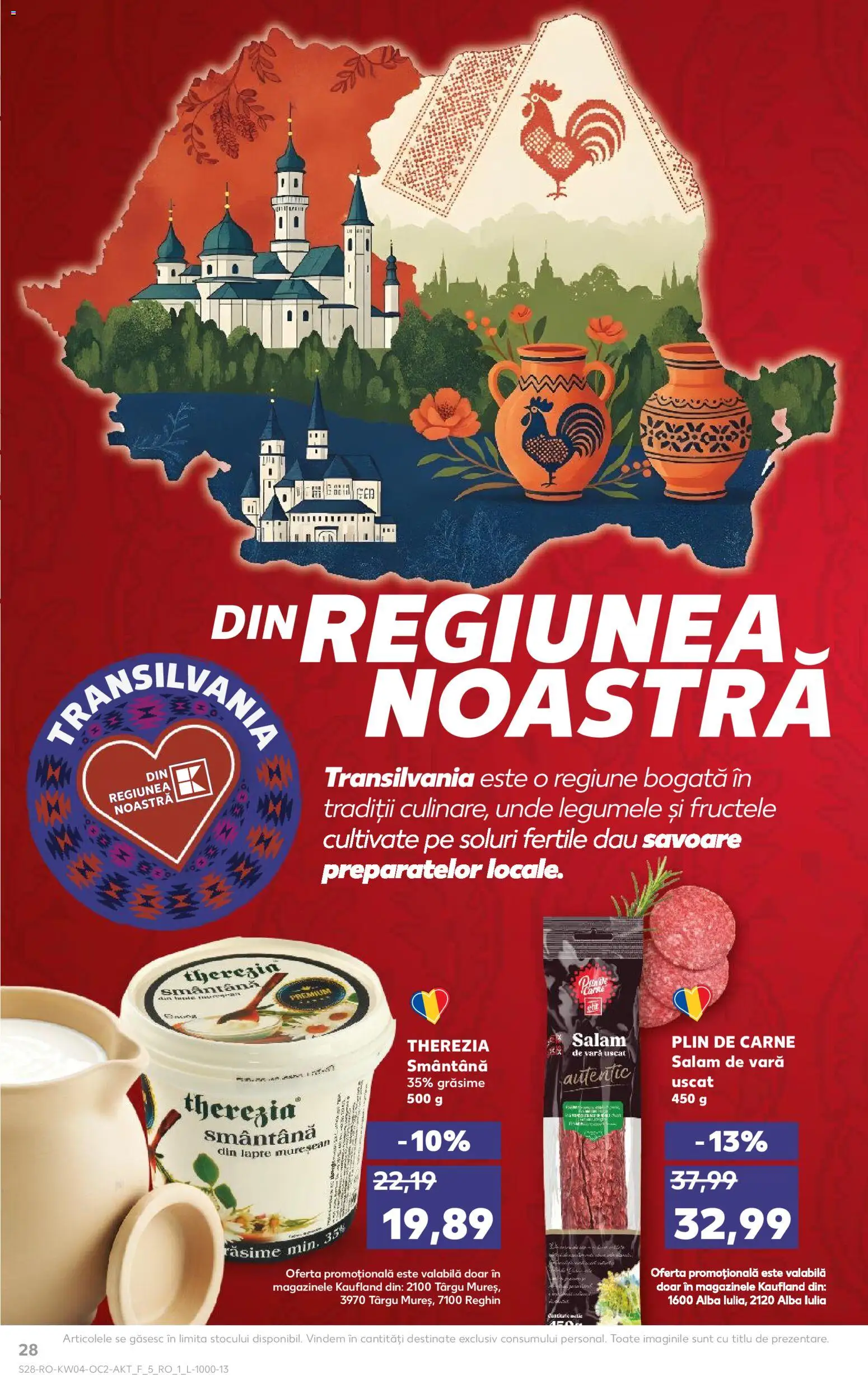 Catalog Kaufland 21 - 26 Ianuarie 2026 | Pagina 28 | Produse: Salam, Smântână