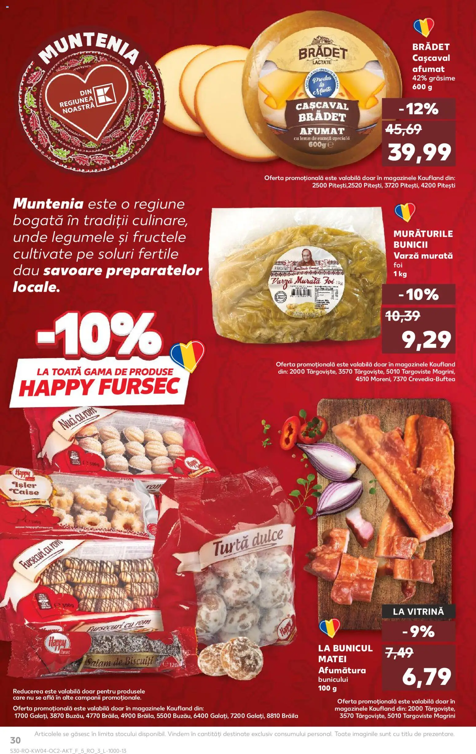 Catalog Kaufland 21 - 26 Ianuarie 2026 | Pagina 30 | Produse: Salam, Biscuiți, Ahtapot, Turtă dulce