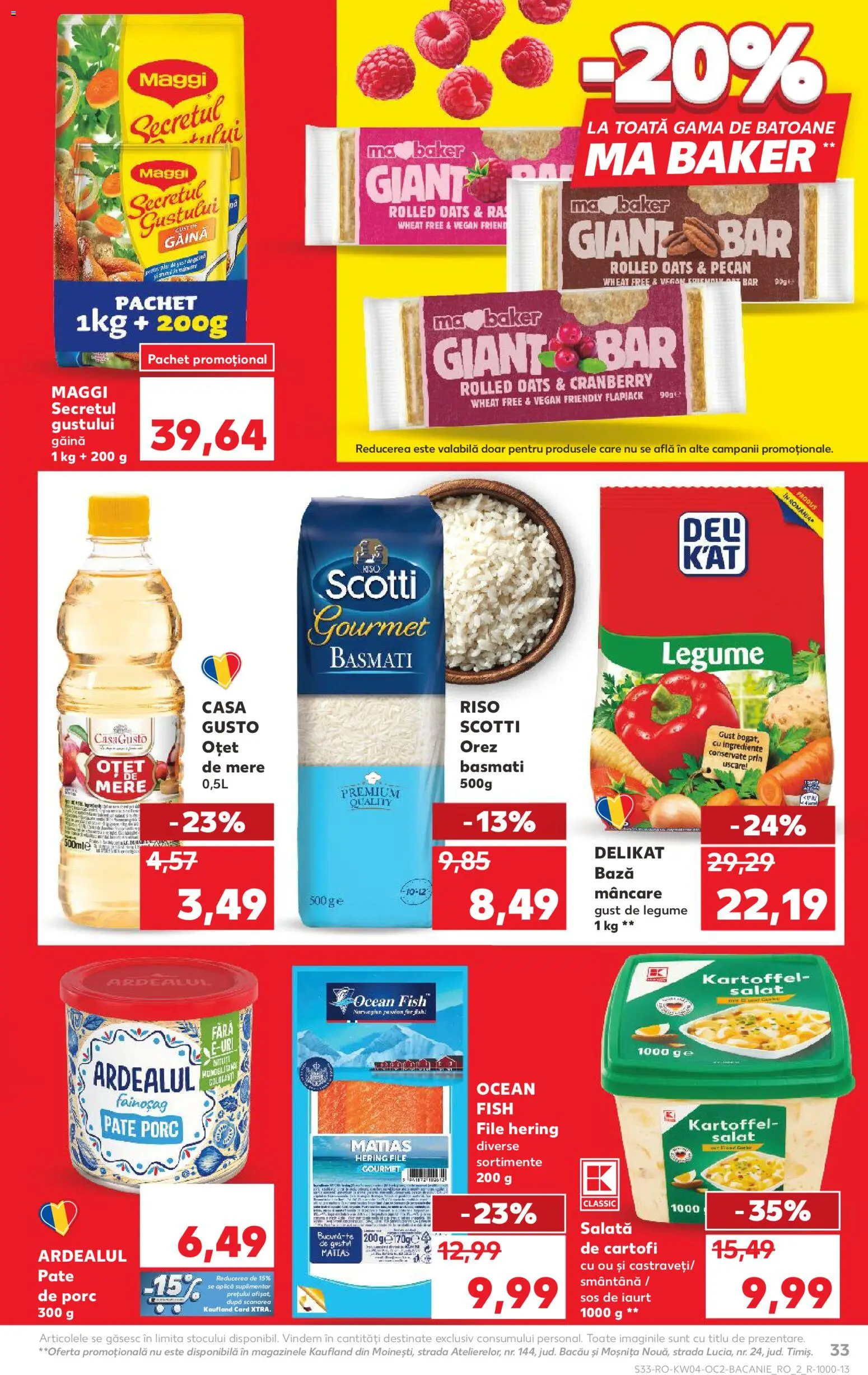 Catalog Kaufland 21 - 26 Ianuarie 2026 | Pagina 33 | Produse: Iaurt, Apple, Mere, Orez