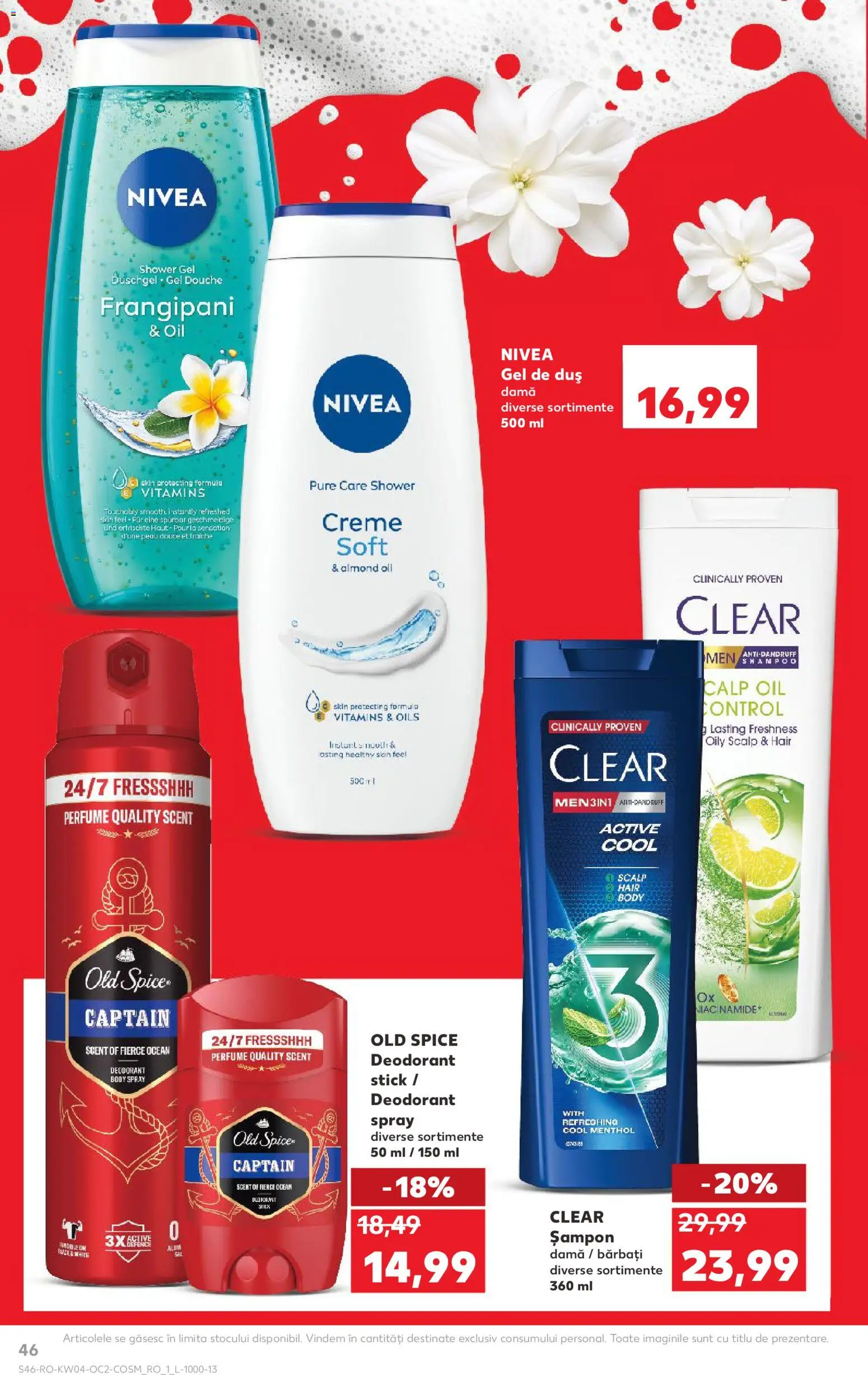 Catalog Kaufland 21 - 26 Ianuarie 2026 | Pagina 46 | Produse: Duș, Șampon, Gel de duș, Deodorant