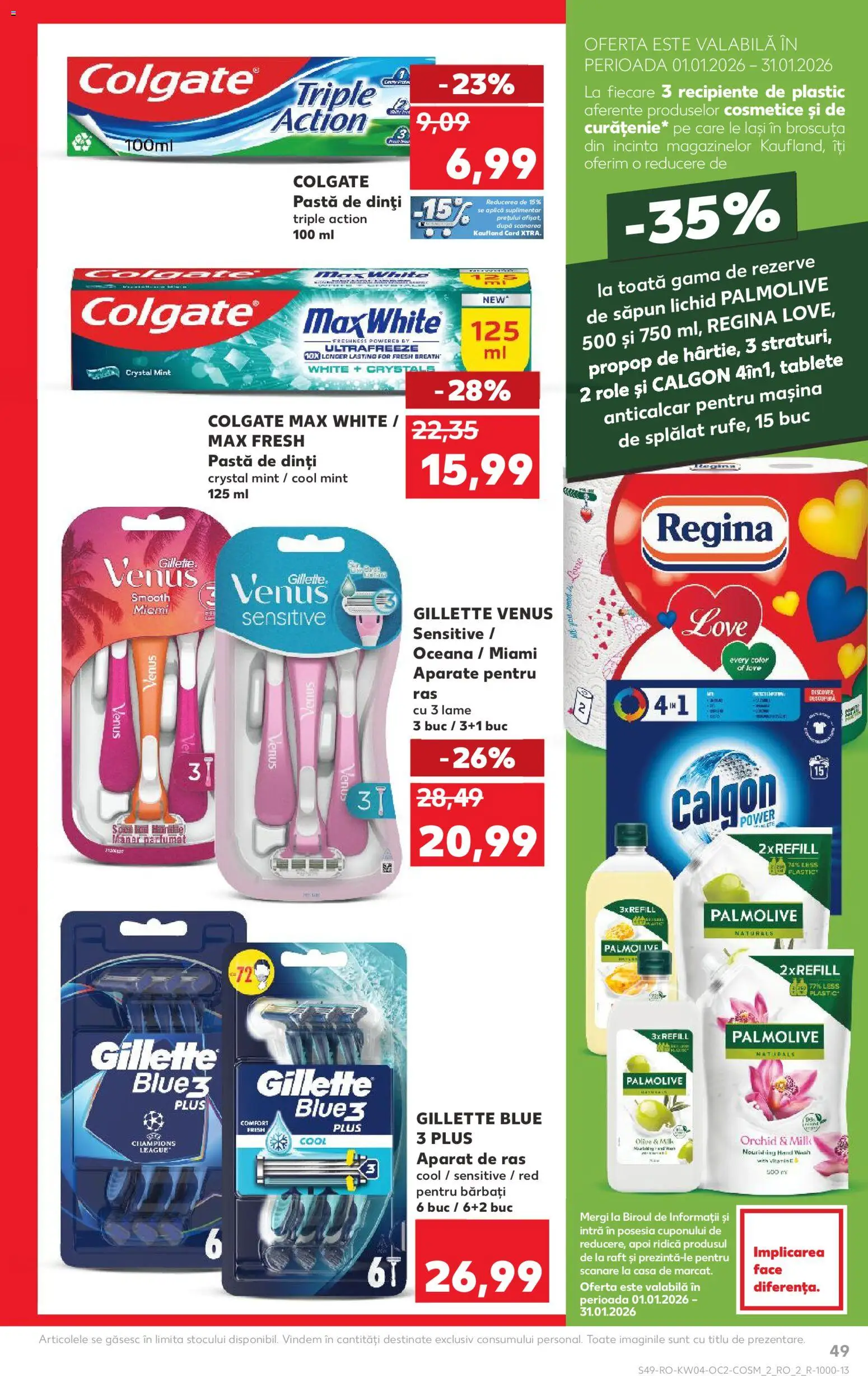 Catalog Kaufland 21 - 26 Ianuarie 2026 | Pagina 49 | Produse: Aparat De Ras, Raft, Mâner, Role