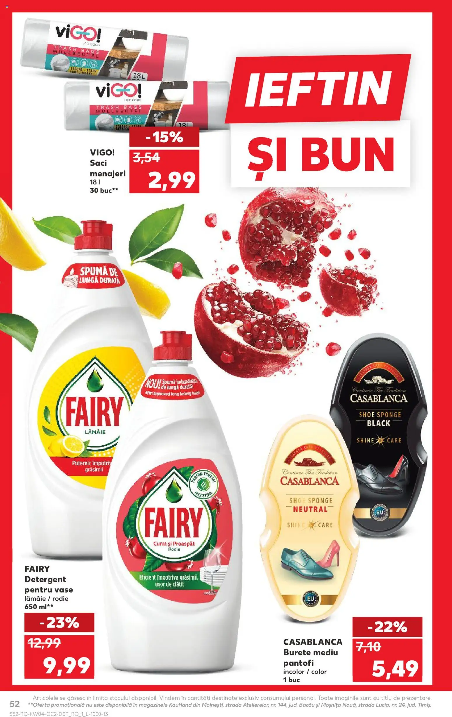 Catalog Kaufland 21 - 26 Ianuarie 2026 | Pagina 52 | Produse: Raptiye, Saci menajeri, Parfum, Burete