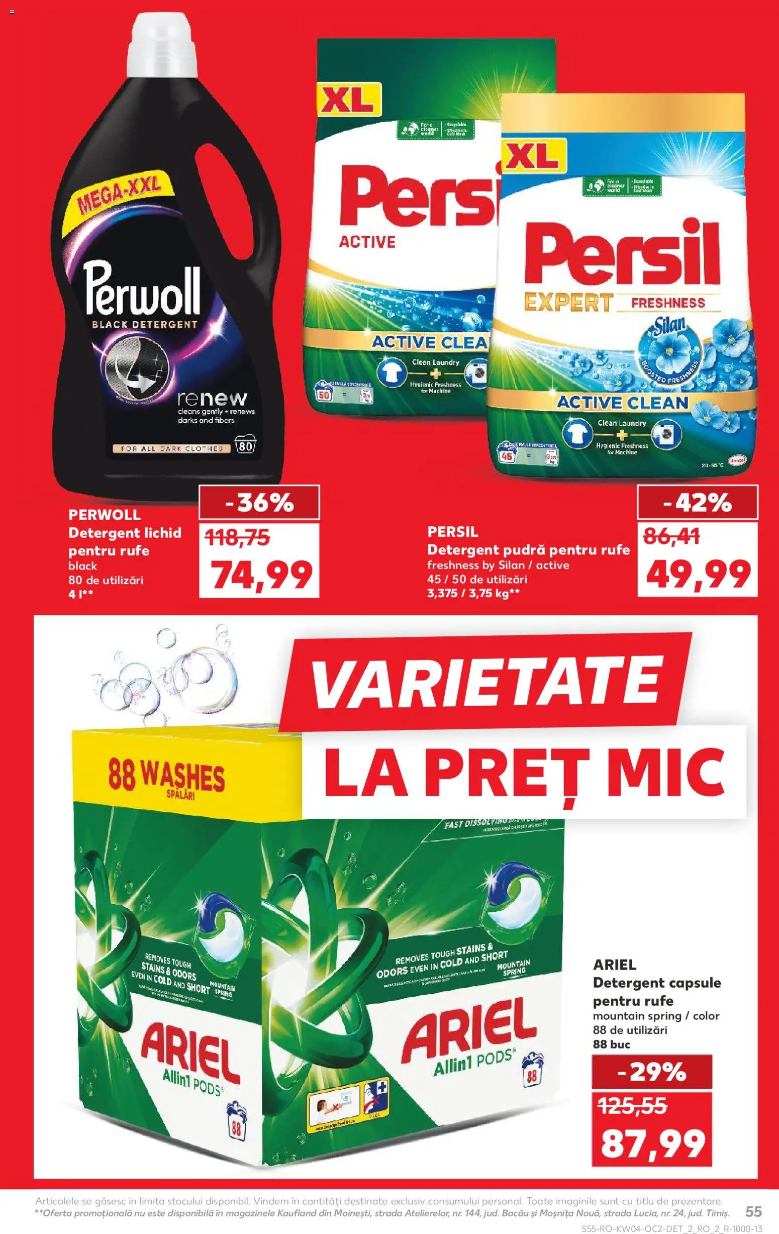 Catalog Kaufland 21 - 26 Ianuarie 2026 | Pagina 55 | Produse: Pomelo, Pudră, Detergent