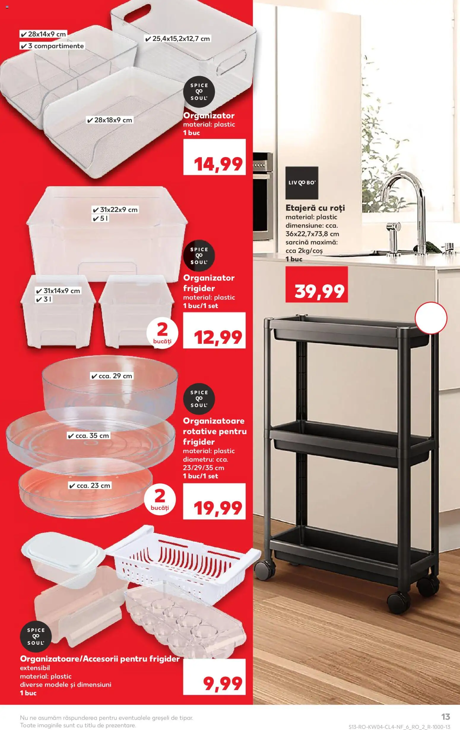 Catalog Kaufland 21 - 26 Ianuarie 2026 | Pagina 13 | Produse: Frigider, Etajeră