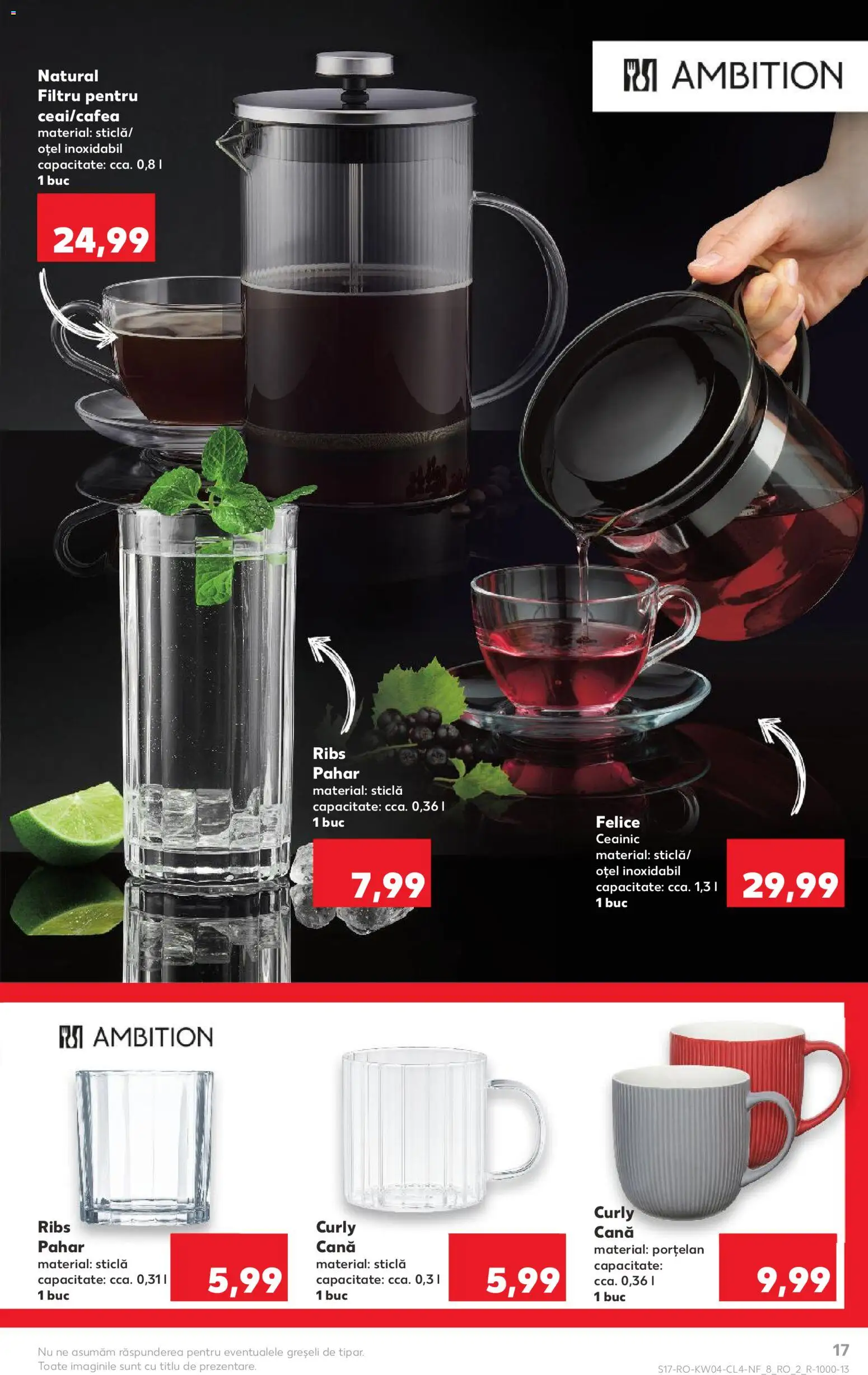 Catalog Kaufland 21 - 26 Ianuarie 2026 | Pagina 17 | Produse: Ceainic