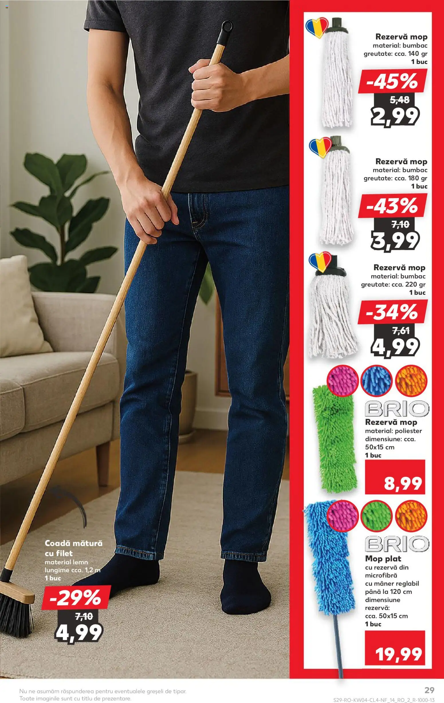 Catalog Kaufland 21 - 26 Ianuarie 2026 | Pagina 29 | Produse: Mop, Mătură, Mâner