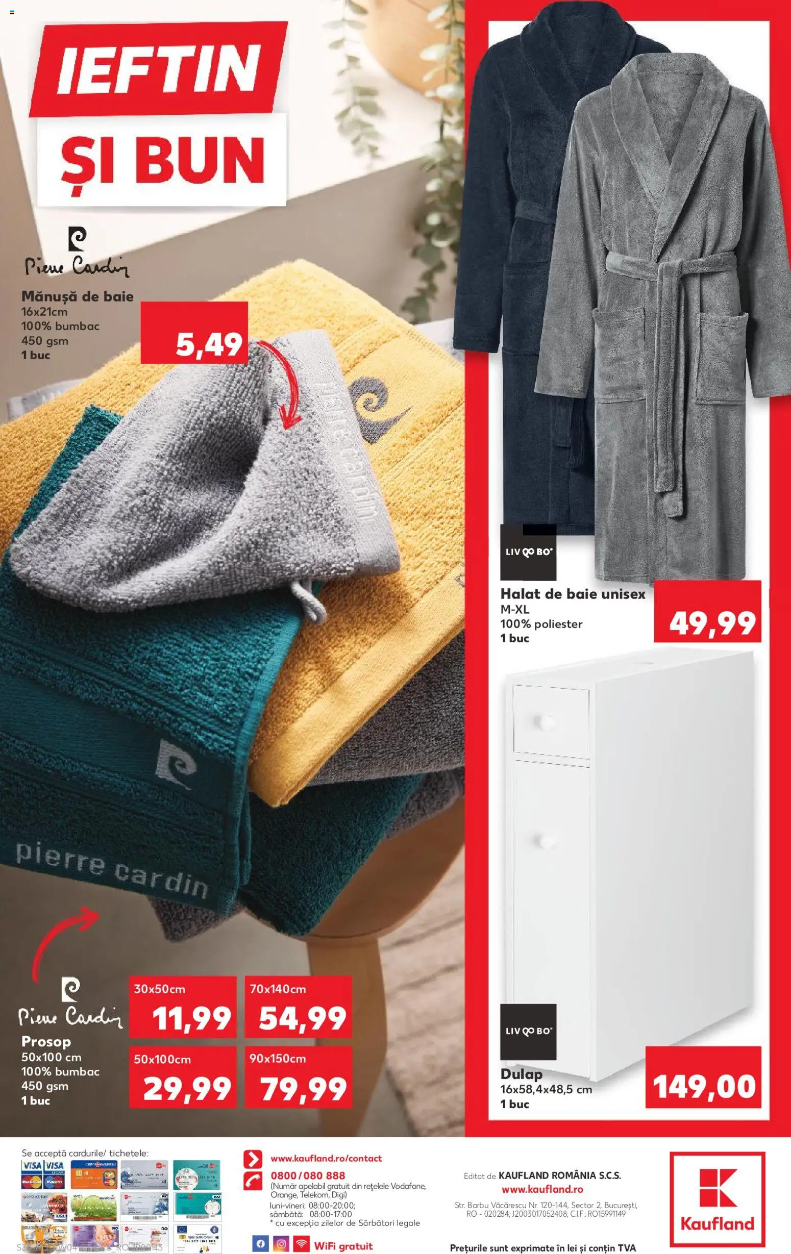 Catalog Kaufland 21 - 26 Ianuarie 2026 | Pagina 34 | Produse: Mănușă de baie, Halat de baie