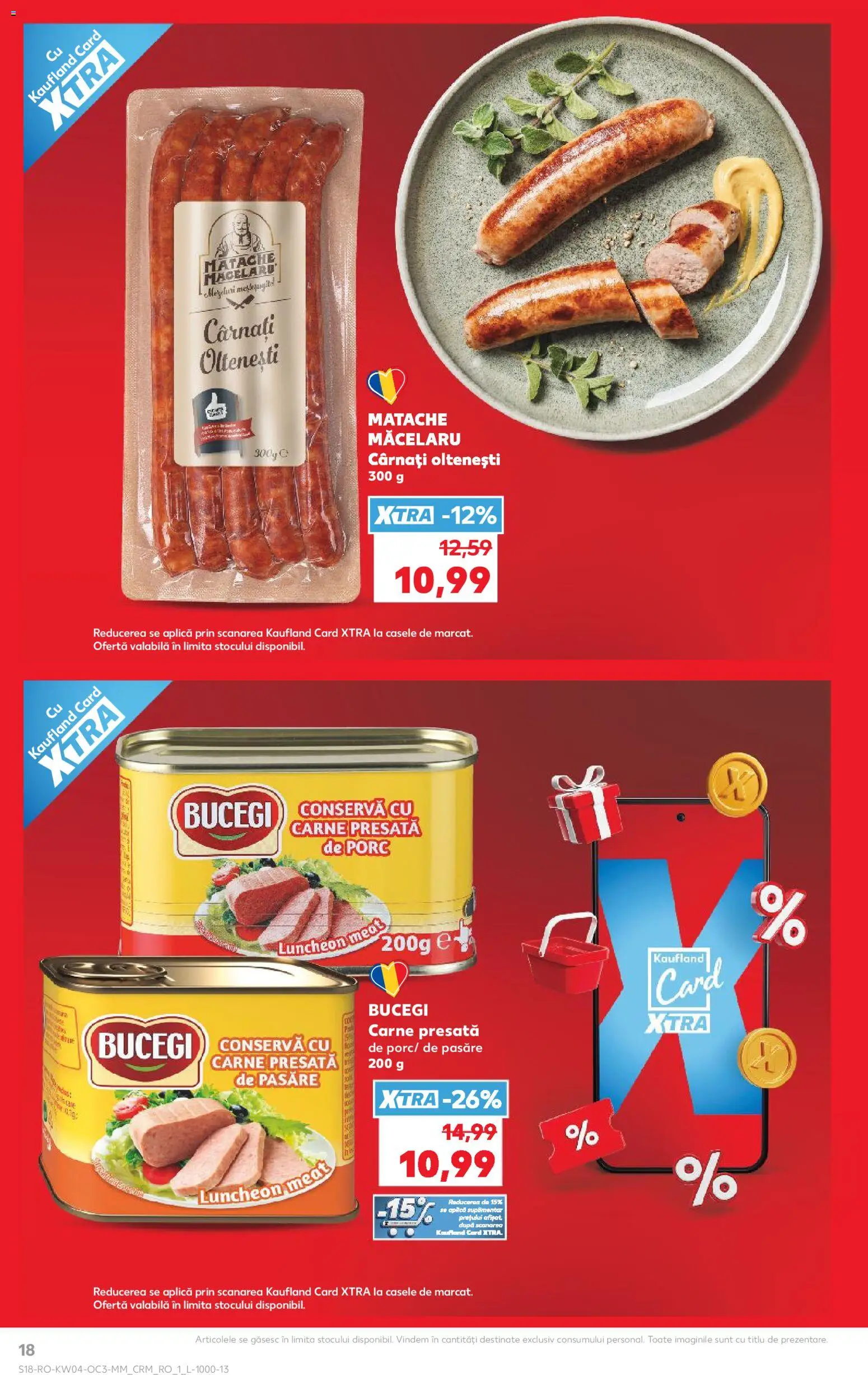 Catalog Kaufland 21 - 26 Ianuarie 2026 | Pagina 18 | Produse: Cârnați