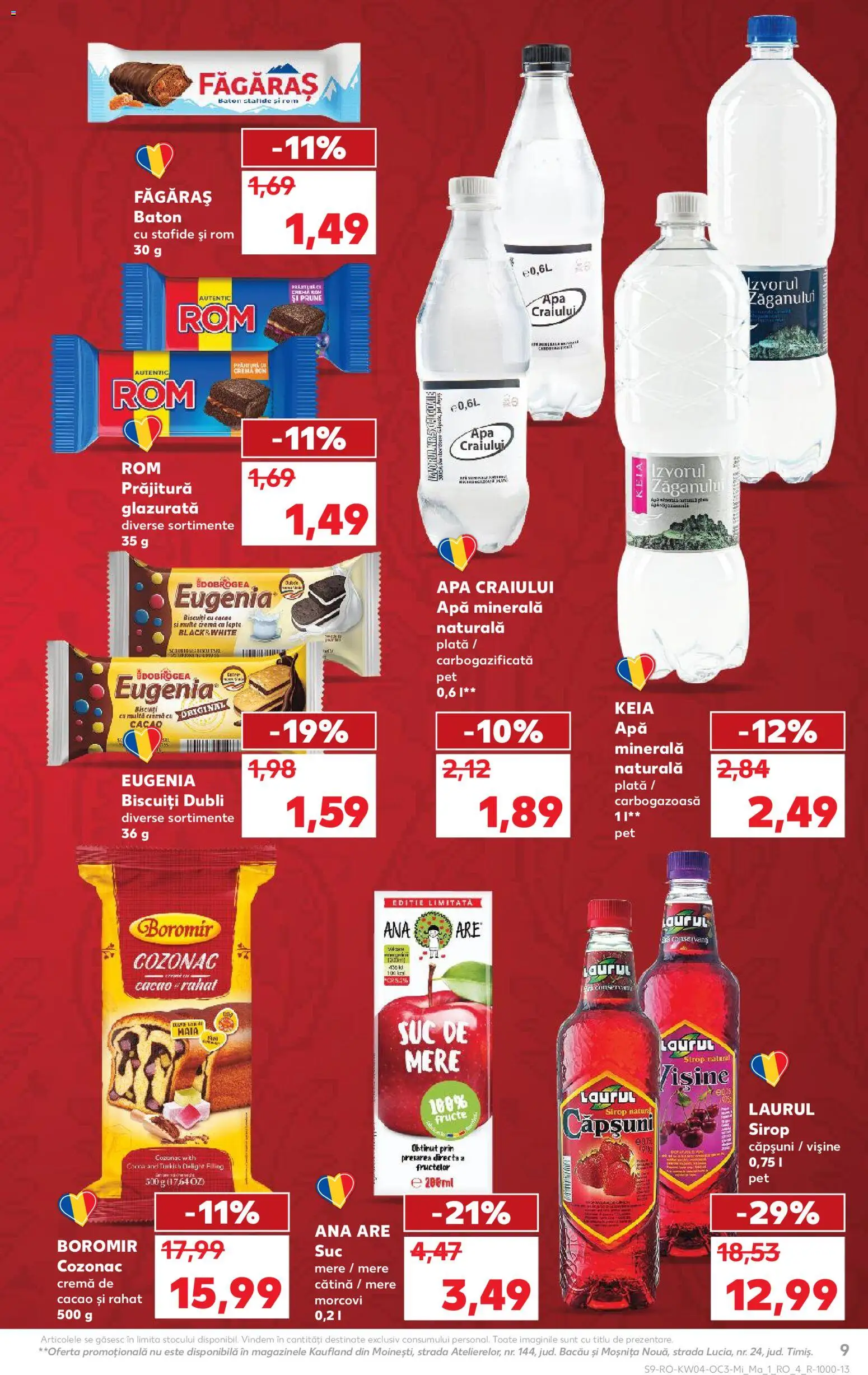 Catalog Kaufland 21 - 26 Ianuarie 2026 | Pagina 9 | Produse: Mere, Sirop, Biscuiți, Morcovi