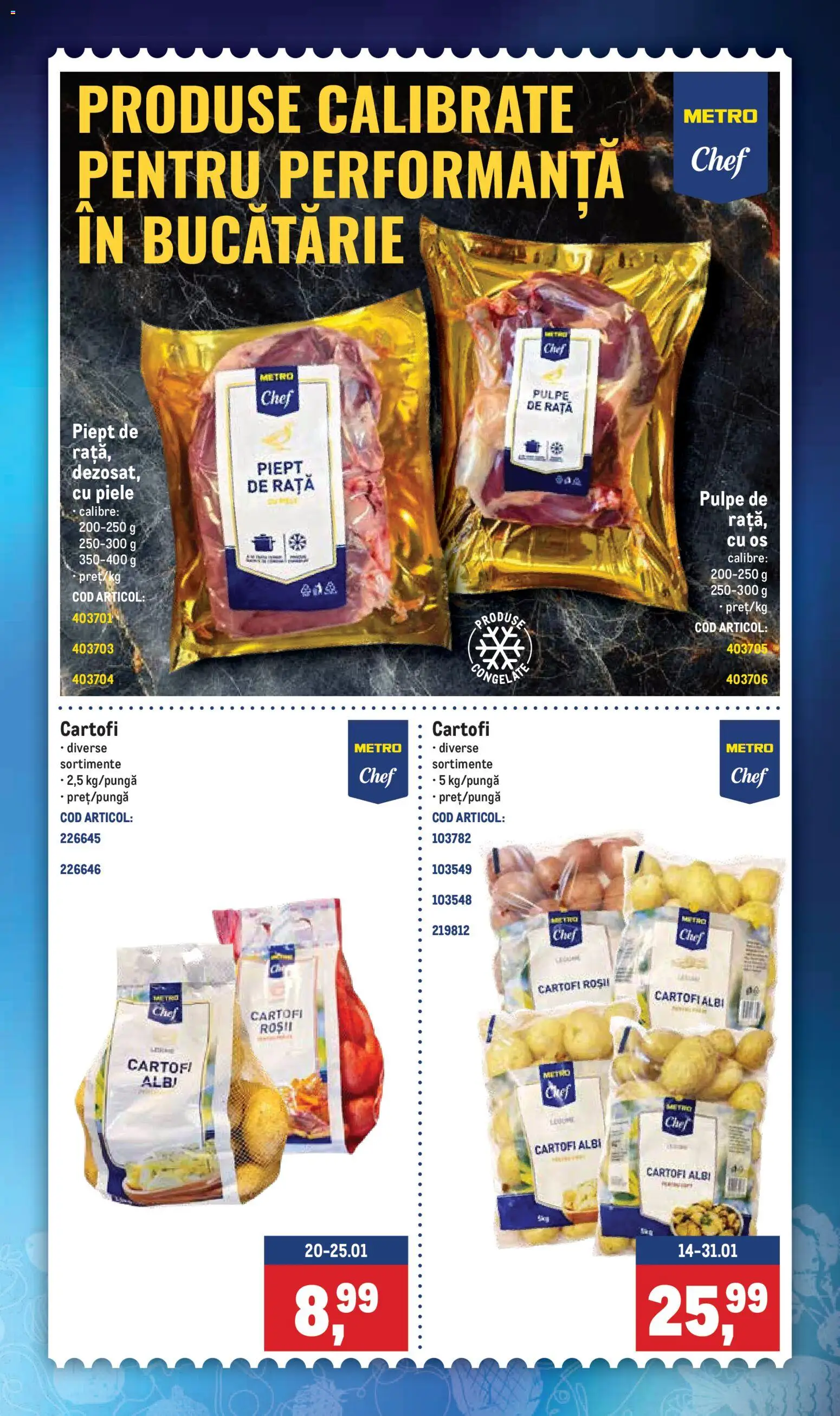 Catalog METRO 19 - 24 Ianuarie 2026 | Pagina 2 | Produse: Bucătărie, Rață, Roșii, Cartofi