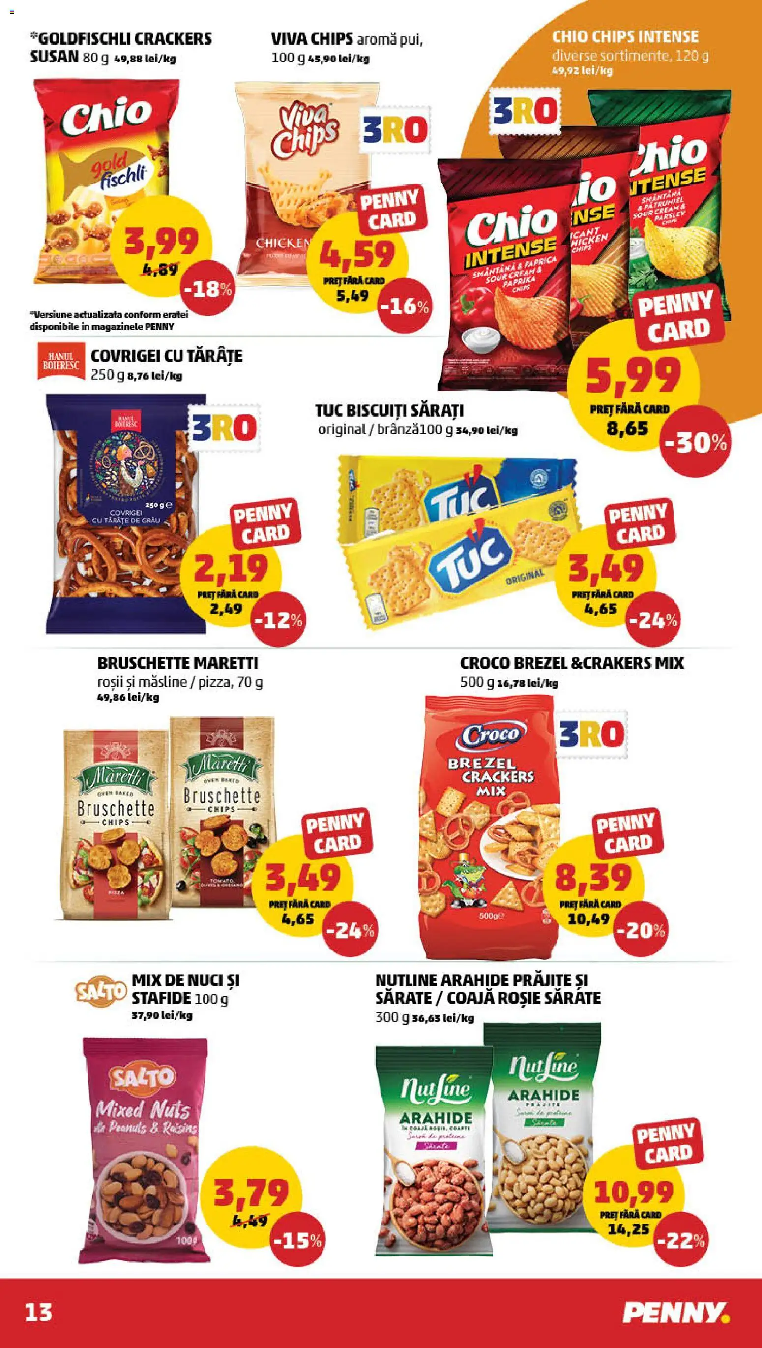 Catalog PENNY Market 21 - 26 Ianuarie 2026 | Pagina 13 | Produse: Roșii, Nuci, Smântână, Stafide