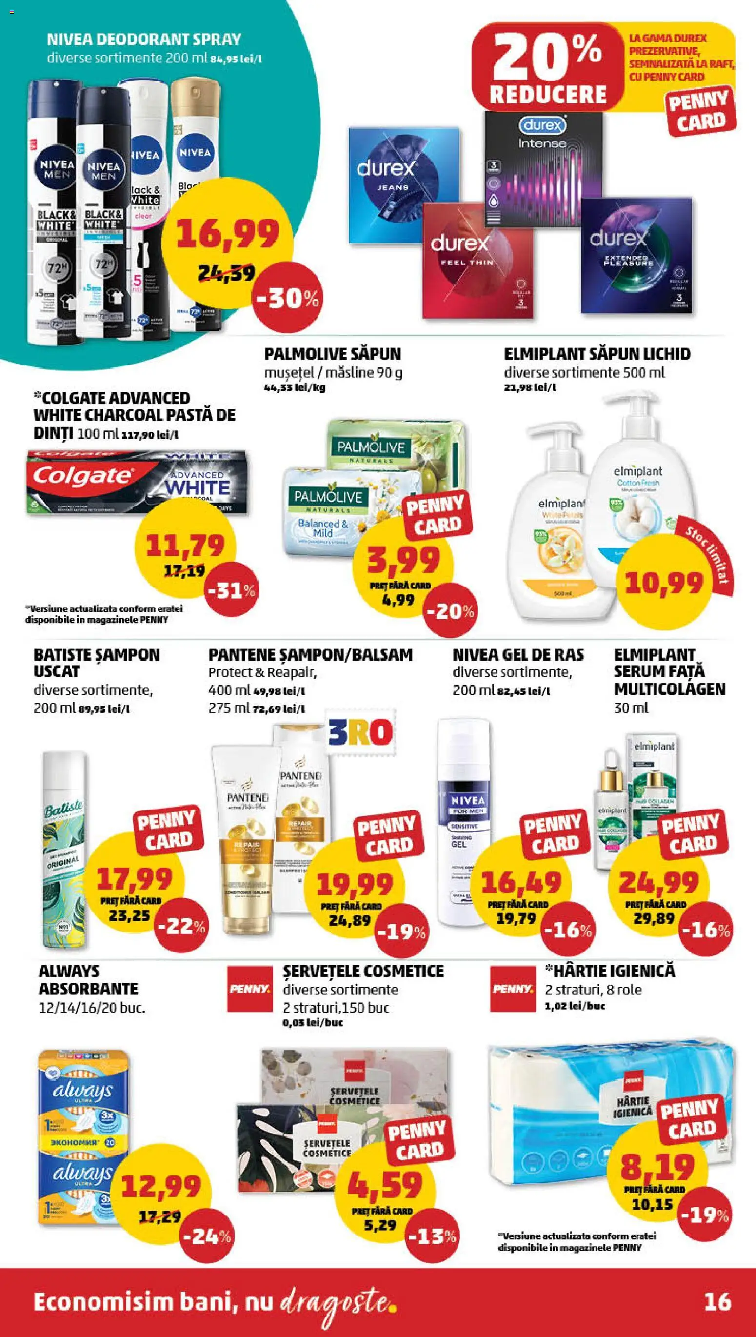Catalog PENNY Market 21 - 26 Ianuarie 2026 | Pagina 16 | Produse: Serum, Role, Deodorant, Absorbante