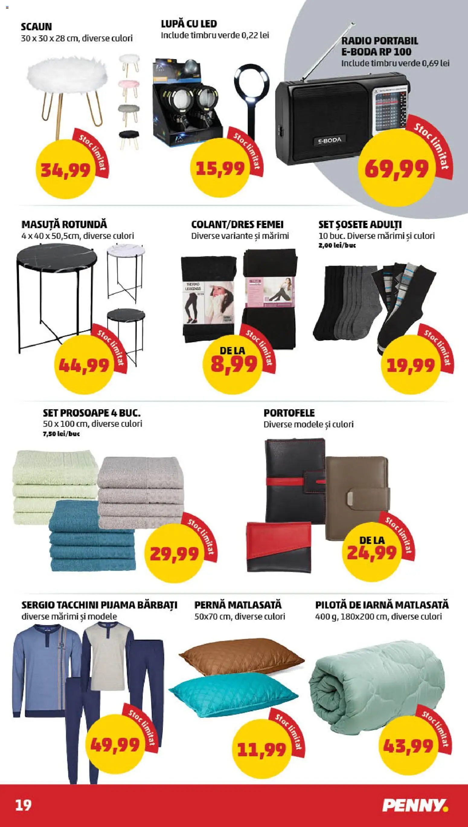 Catalog PENNY Market 21 - 26 Ianuarie 2026 | Pagina 19 | Produse: Radio, Scaun, Babak, Șosete