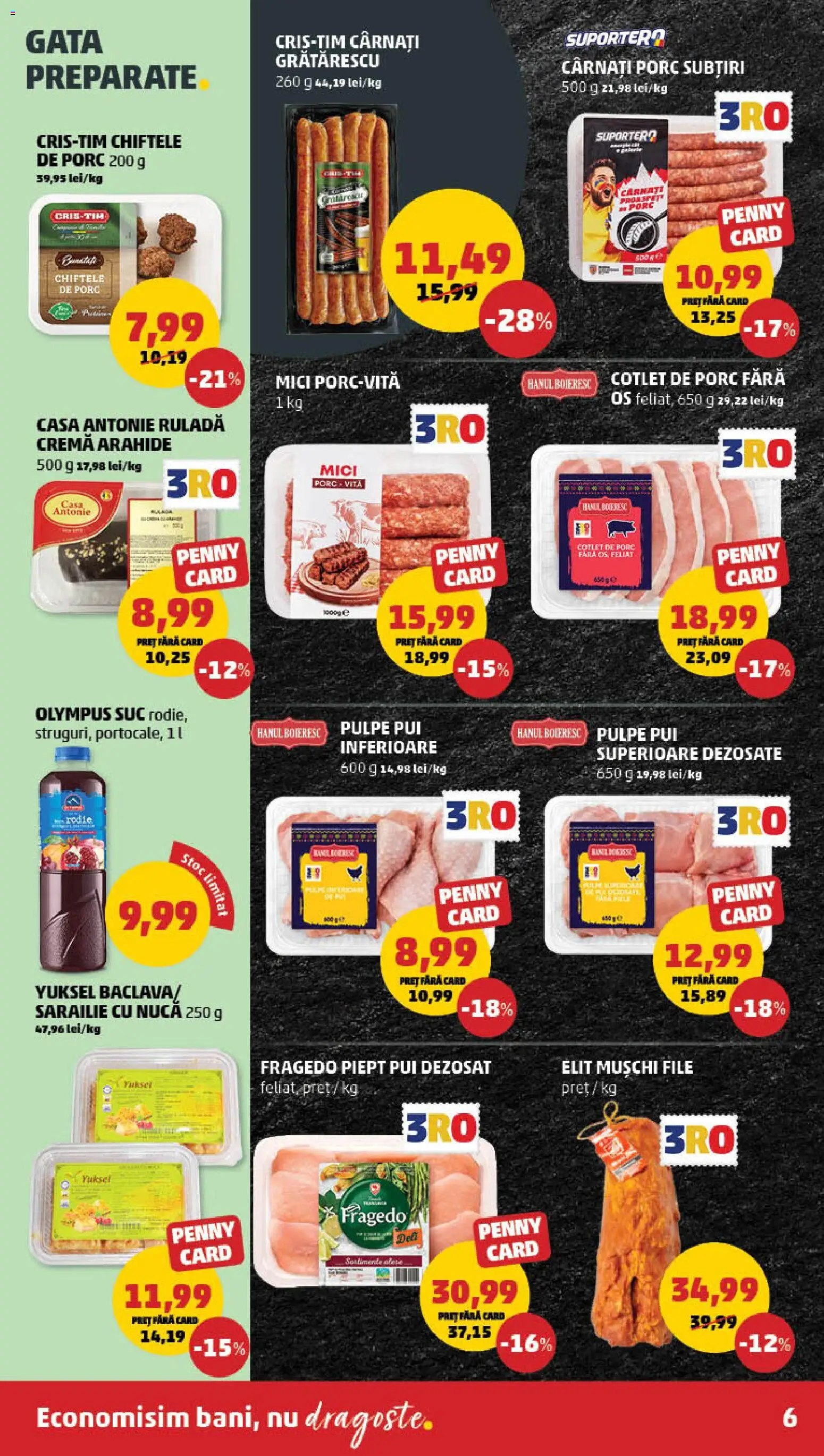 Catalog PENNY Market 21 - 26 Ianuarie 2026 | Pagina 6 | Produse: Hacıyatmaz Kedi Oyuncağı, Cremă, Portocale, Chiftele