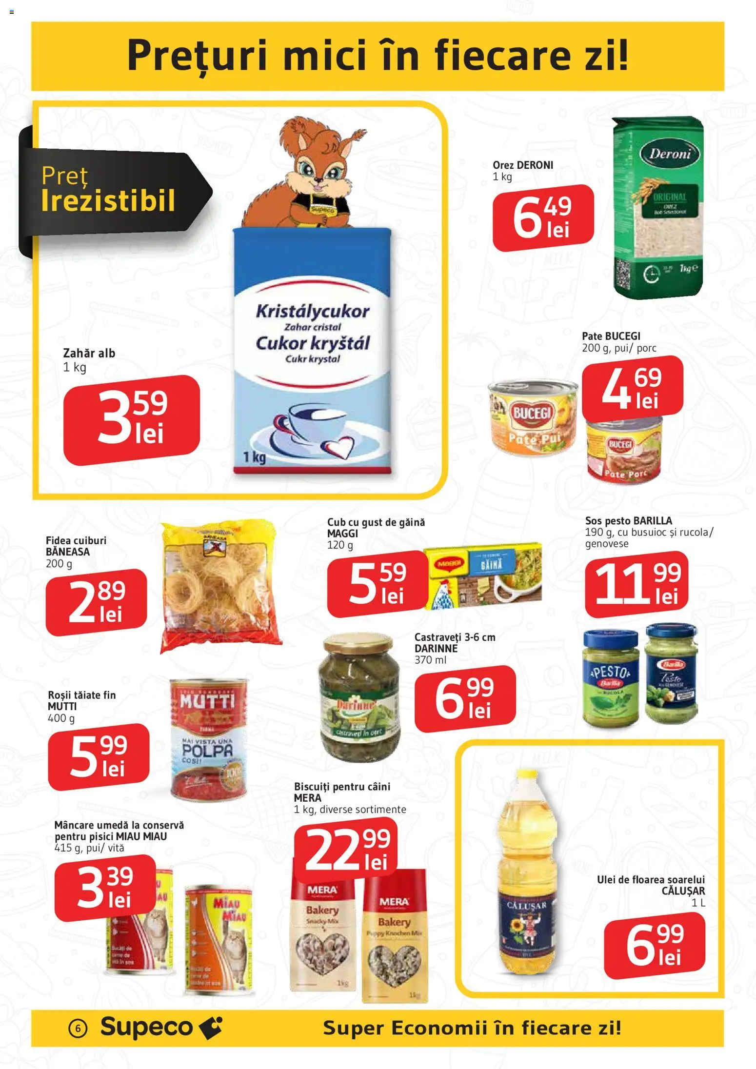 Catalog Supeco 22 Ianuarie - 3 Februarie 2026 | Pagina 6 | Produse: Hacıyatmaz Kedi Oyuncağı, Orez, Castraveți, Bant