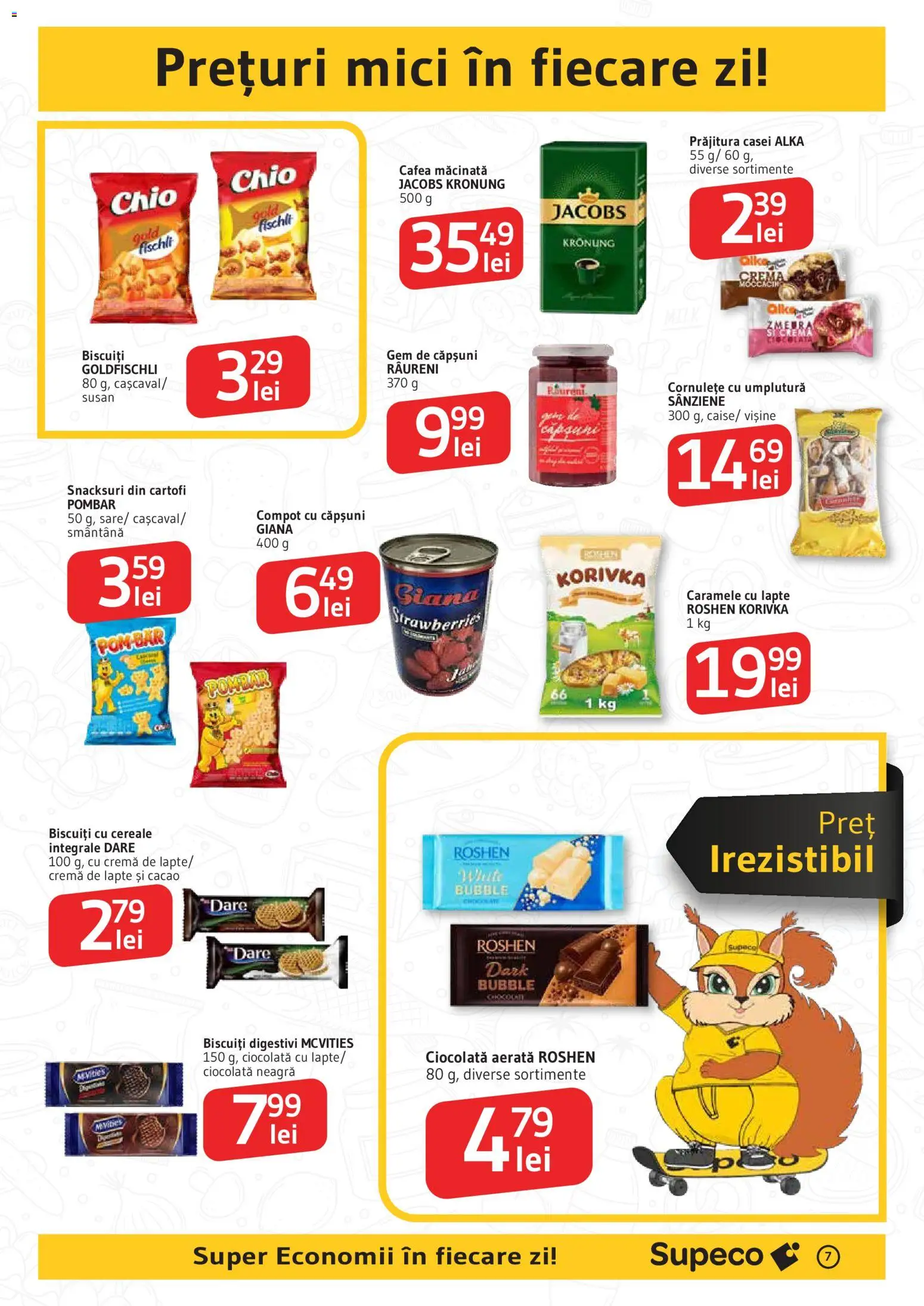 Catalog Supeco 22 Ianuarie - 3 Februarie 2026 | Pagina 7 | Produse: Prăjitură, Ciocolată, Căpșuni, Caramele