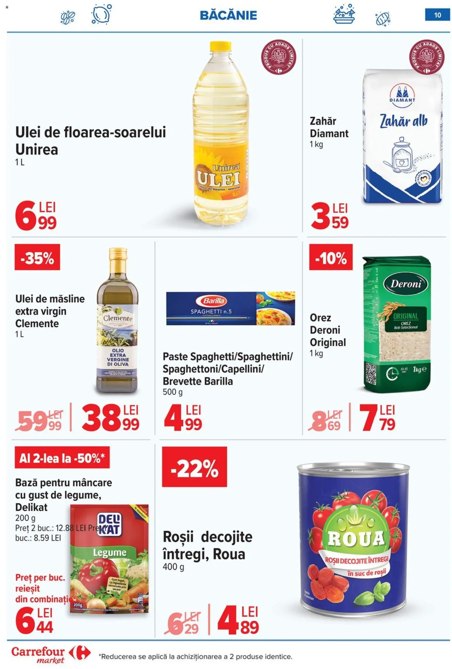 Catalog Carrefour 21 - 26 Ianuarie 2026 | Pagina 10 | Produse: Ulei, Orez, Legume, Zahăr