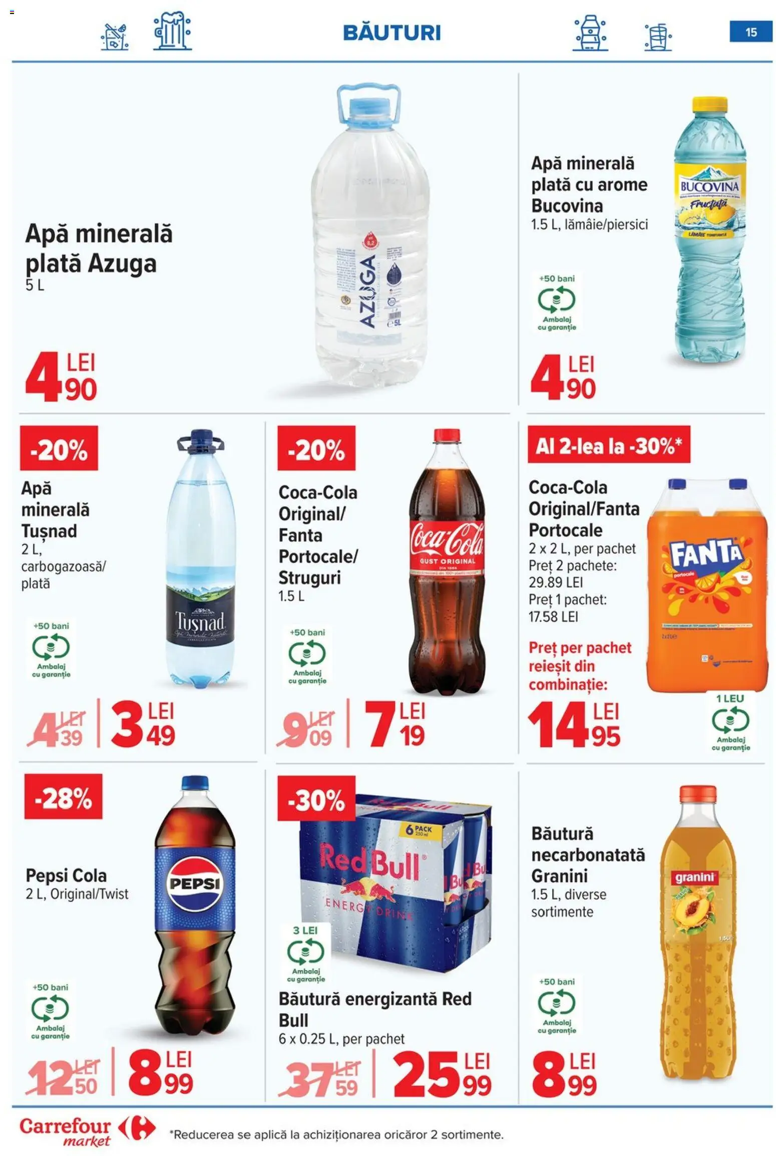 Catalog Carrefour 21 - 26 Ianuarie 2026 | Pagina 15 | Produse: Struguri, Yazı tahtası kalemi, Köpek Sabunu, Apă