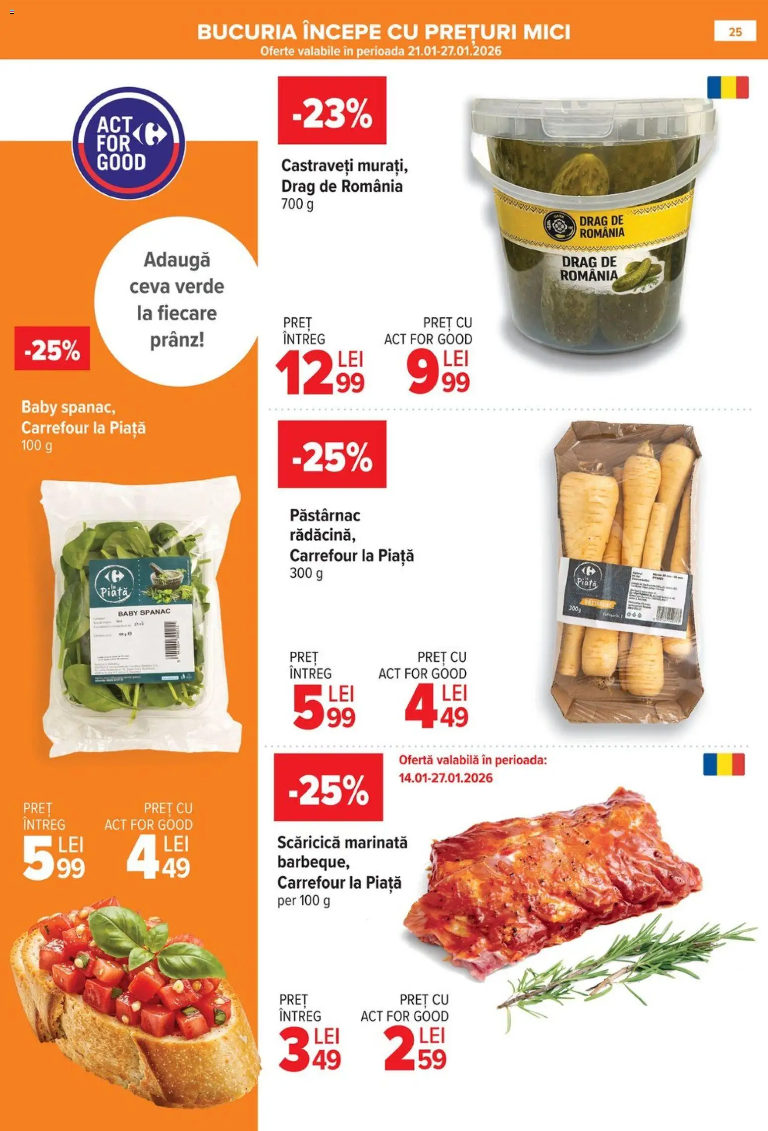 Catalog Carrefour 21 - 26 Ianuarie 2026 | Pagina 25 | Produse: Press Kemik, Mici, Castraveți