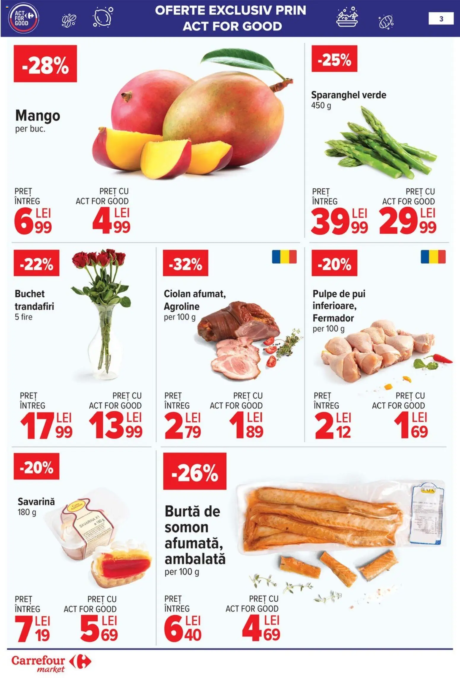 Catalog Carrefour 21 - 26 Ianuarie 2026 | Pagina 3 | Produse: Hacıyatmaz Kedi Oyuncağı, Savarină, Mango