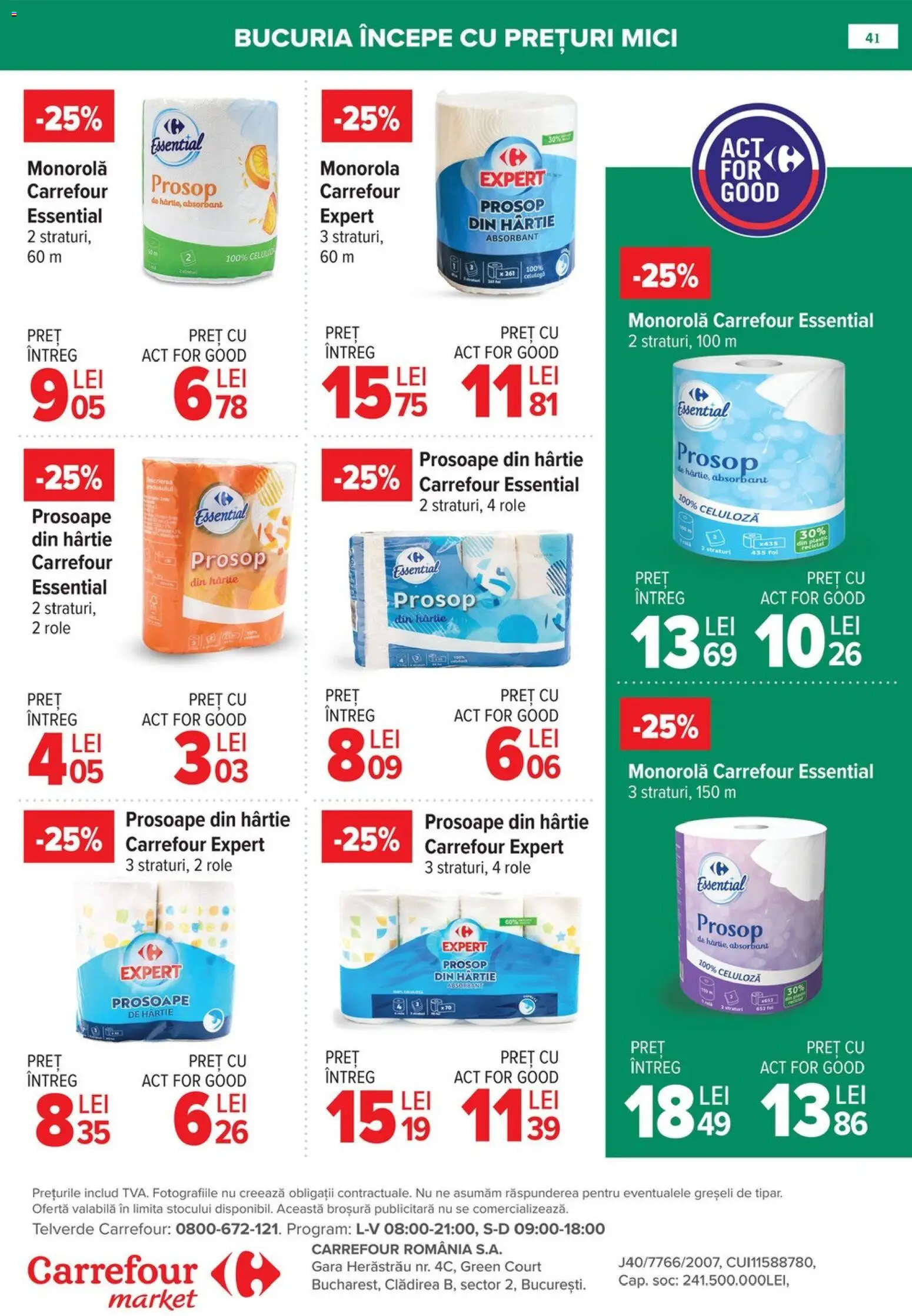 Catalog Carrefour 21 - 26 Ianuarie 2026 | Pagina 41 | Produse: Role, Mici