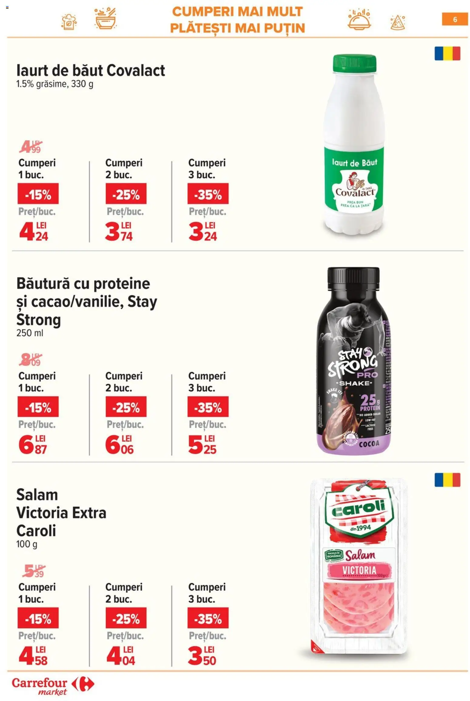 Catalog Carrefour 21 - 26 Ianuarie 2026 | Pagina 6 | Produse: Masaüstü kılıfı, Salam