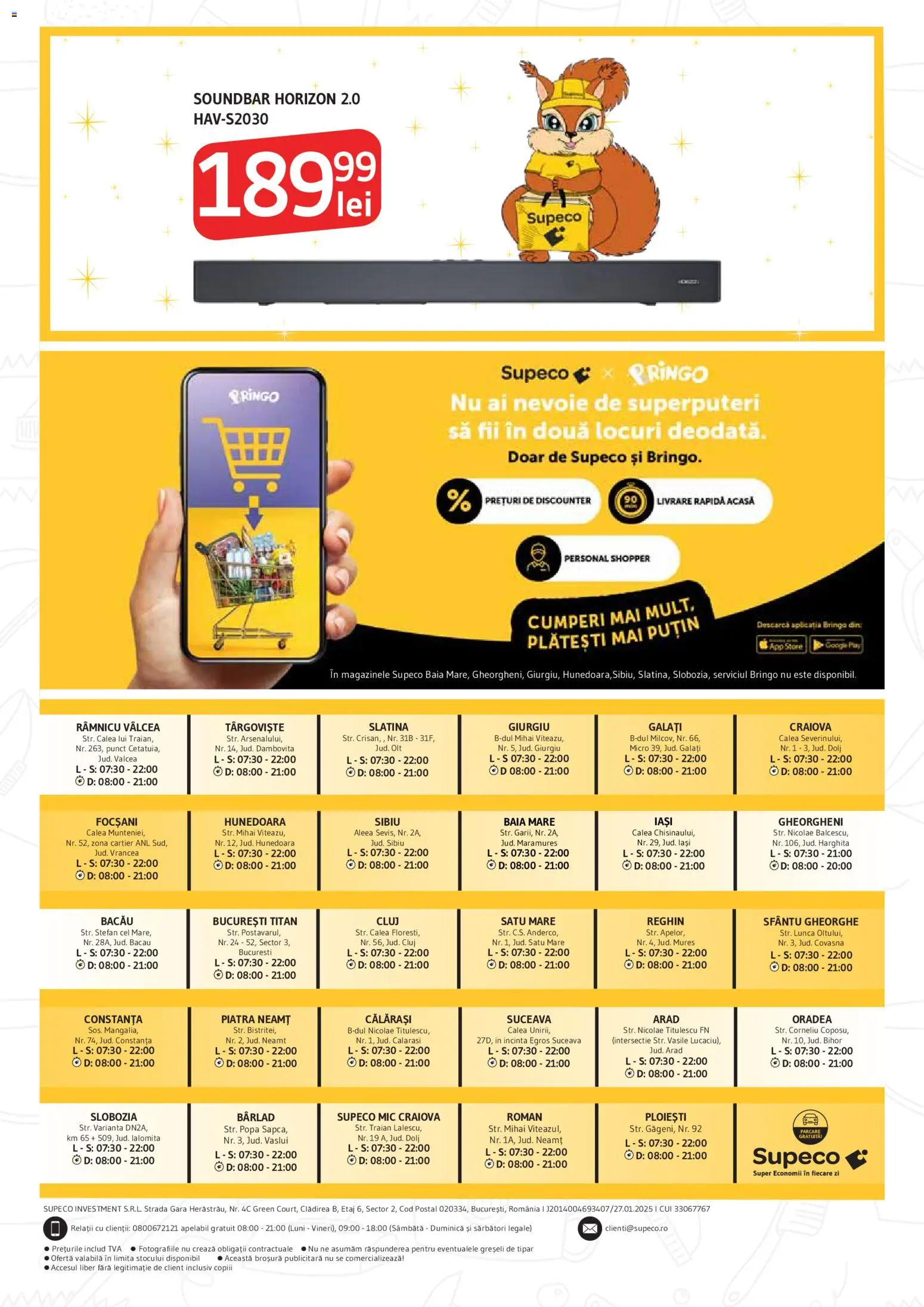 Catalog Supeco 22 Ianuarie - 3 Februarie 2026 | Pagina 16 | Produse: Soundbar