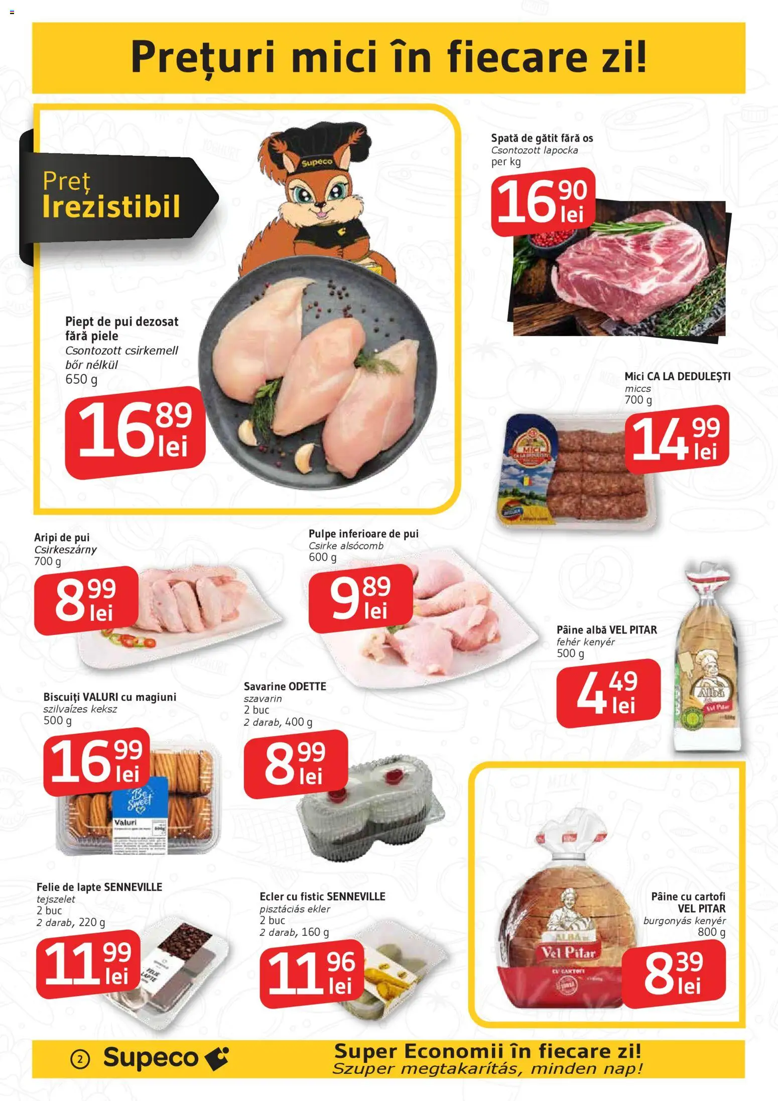 Catalog Supeco 22 Ianuarie - 3 Februarie 2026 | Pagina 2 | Produse: Hacıyatmaz Kedi Oyuncağı, Lapte, Fistic, Biscuiți