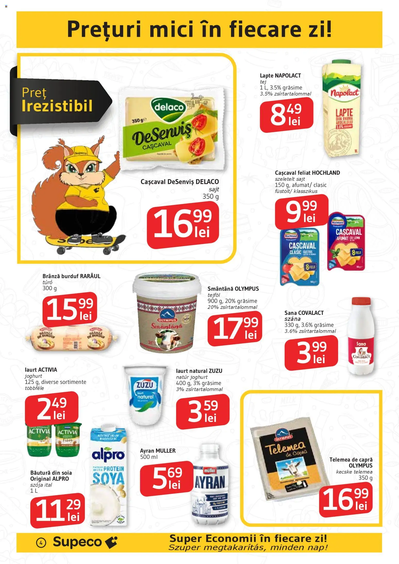 Catalog Supeco 22 Ianuarie - 3 Februarie 2026 | Pagina 4 | Produse: Light Kedi Konservesi, Cașcaval, Mici, Brânză