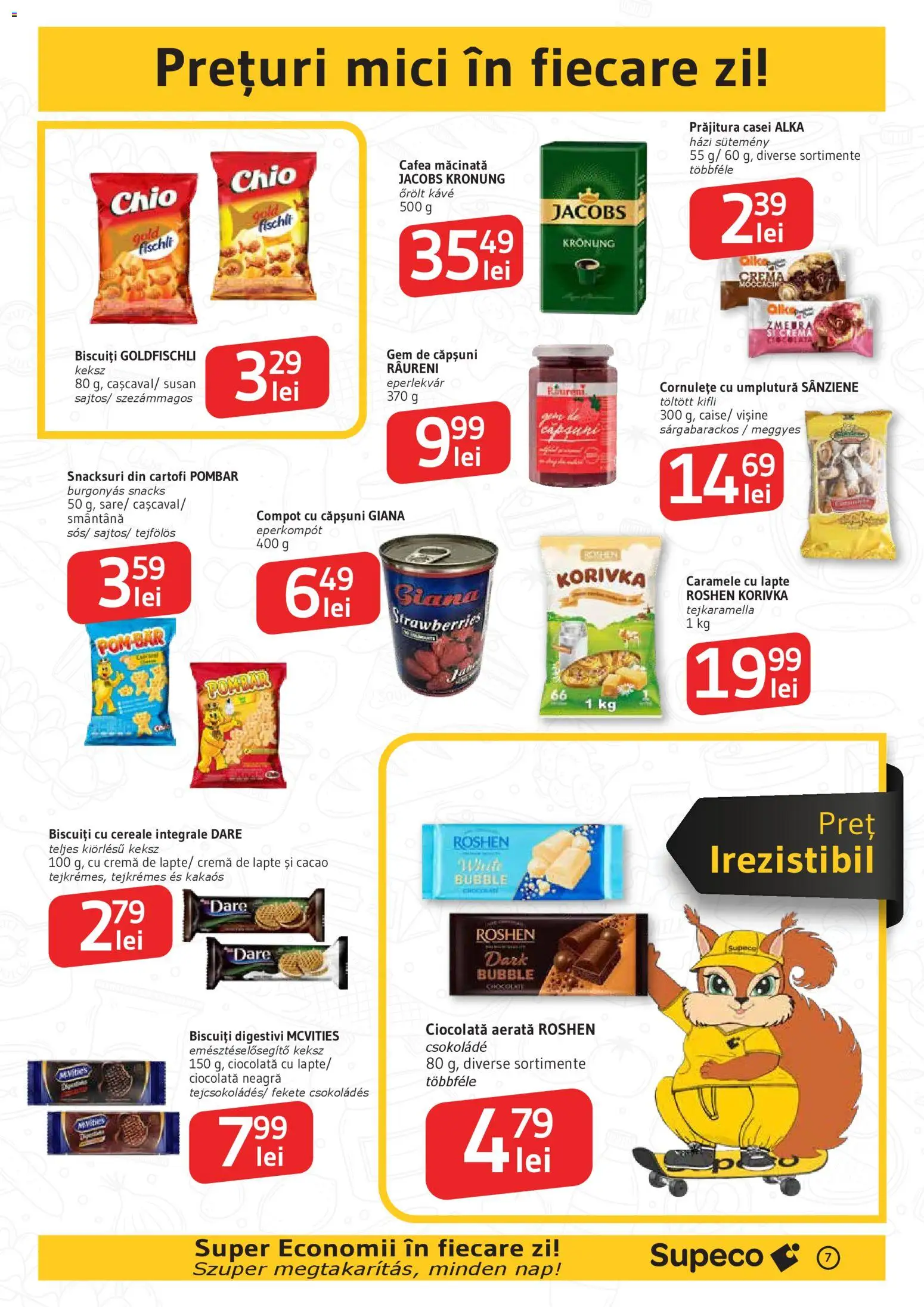 Catalog Supeco 22 Ianuarie - 3 Februarie 2026 | Pagina 7 | Produse: Mici, Köpek çiti, Lapte, Cornulețe