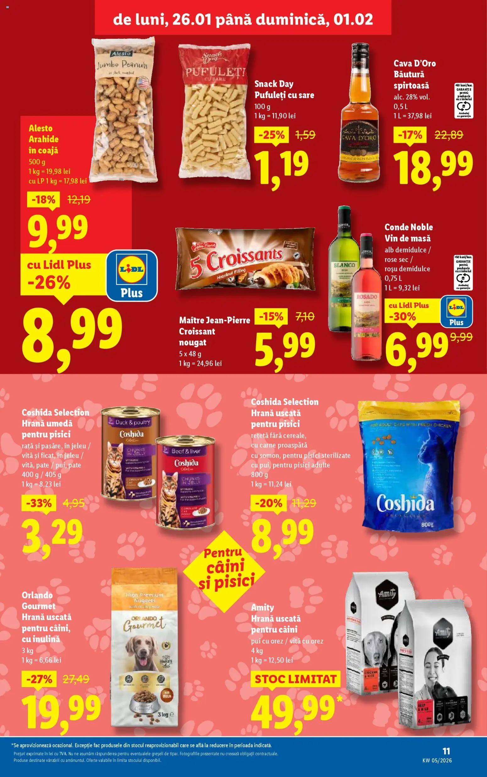 Catalog LIDL 26 - 31 Ianuarie 2026 | Pagina 11 | Produse: Pate, Rață, Vin, Sare