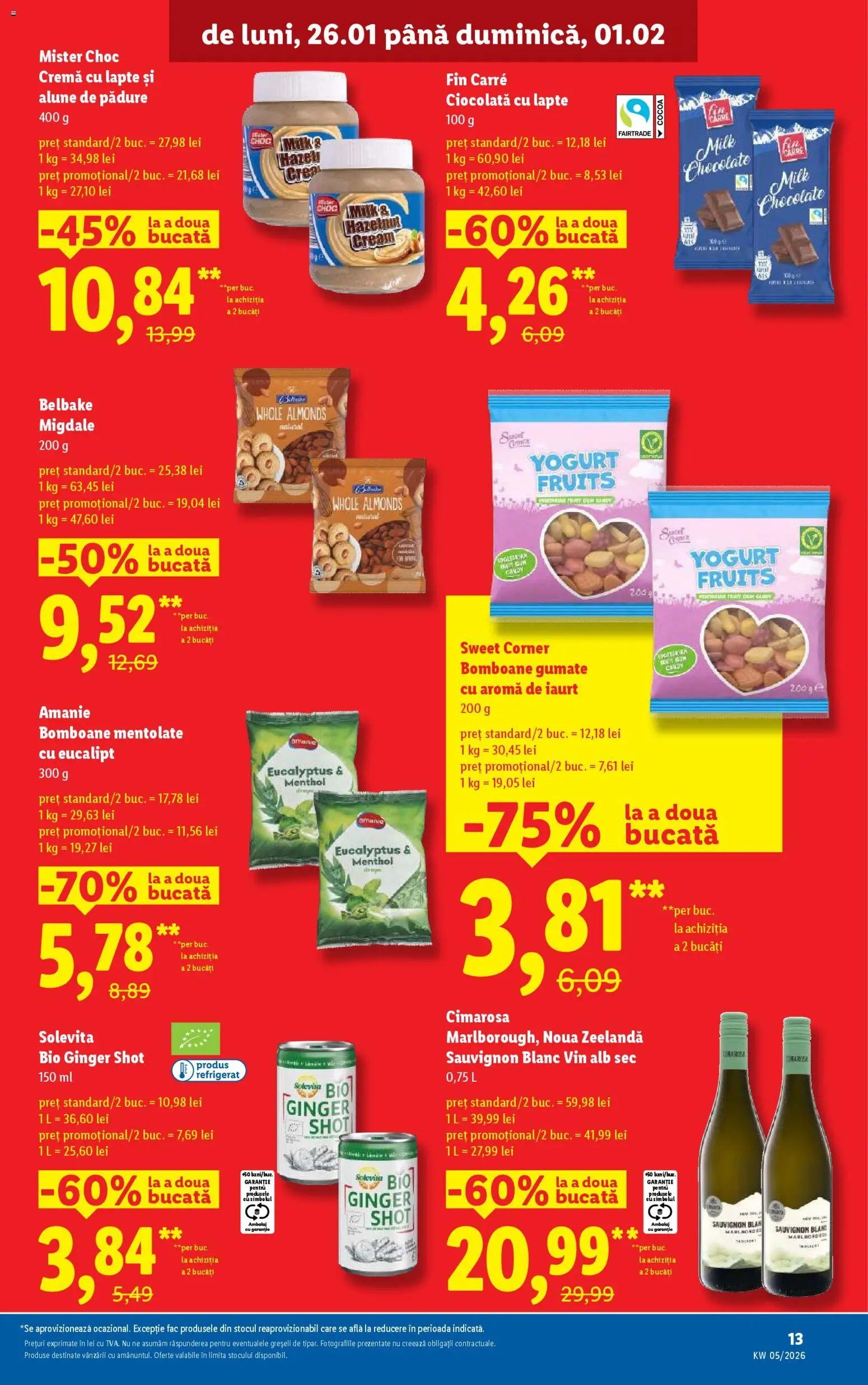 Catalog LIDL 26 - 31 Ianuarie 2026 | Pagina 13 | Produse: Alune, Vin, Bomboane, Ayakkabı düzenleyici