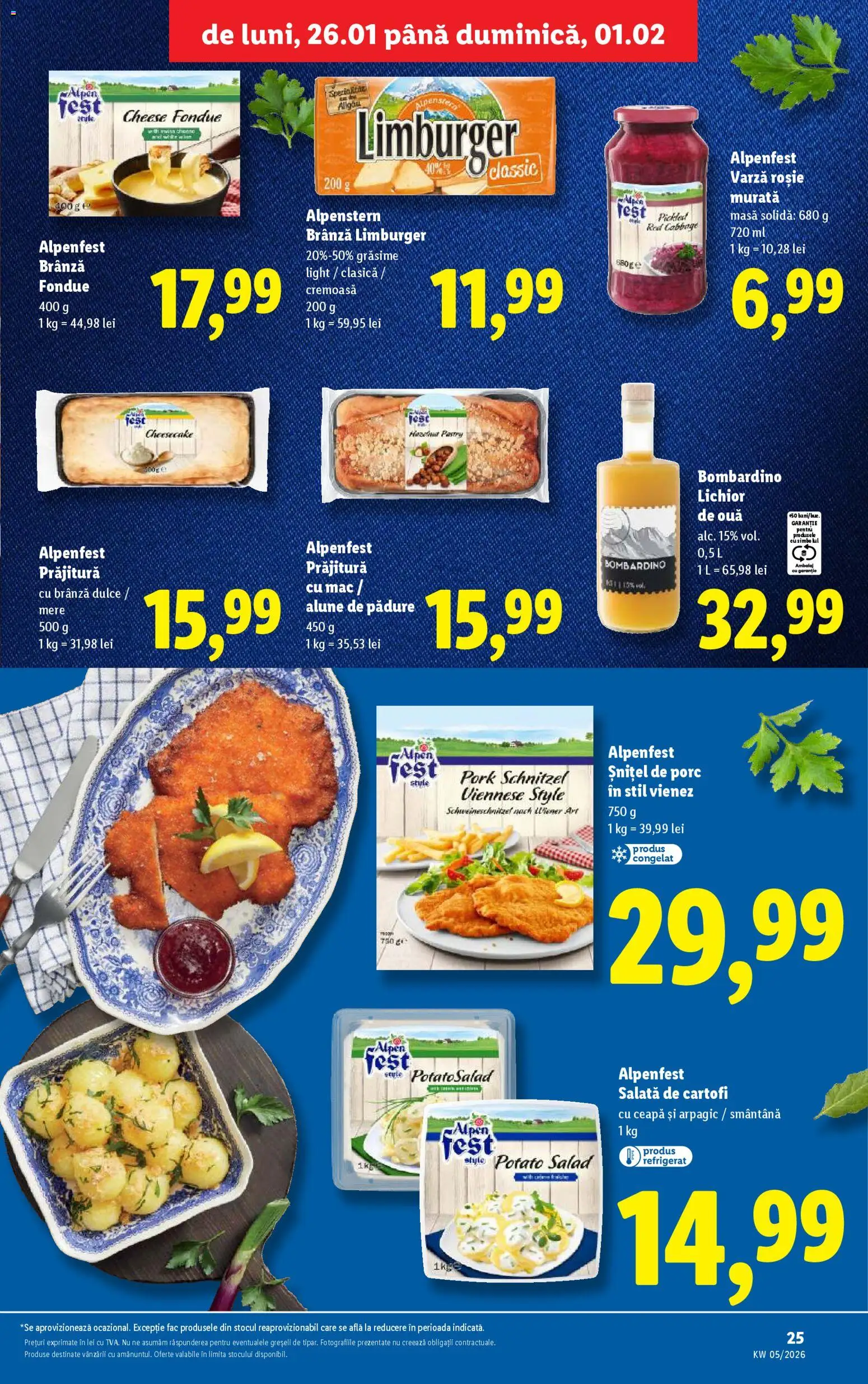 Catalog LIDL 26 - 31 Ianuarie 2026 | Pagina 25 | Produse: Delgeç, Varză, Brânză, Ouă
