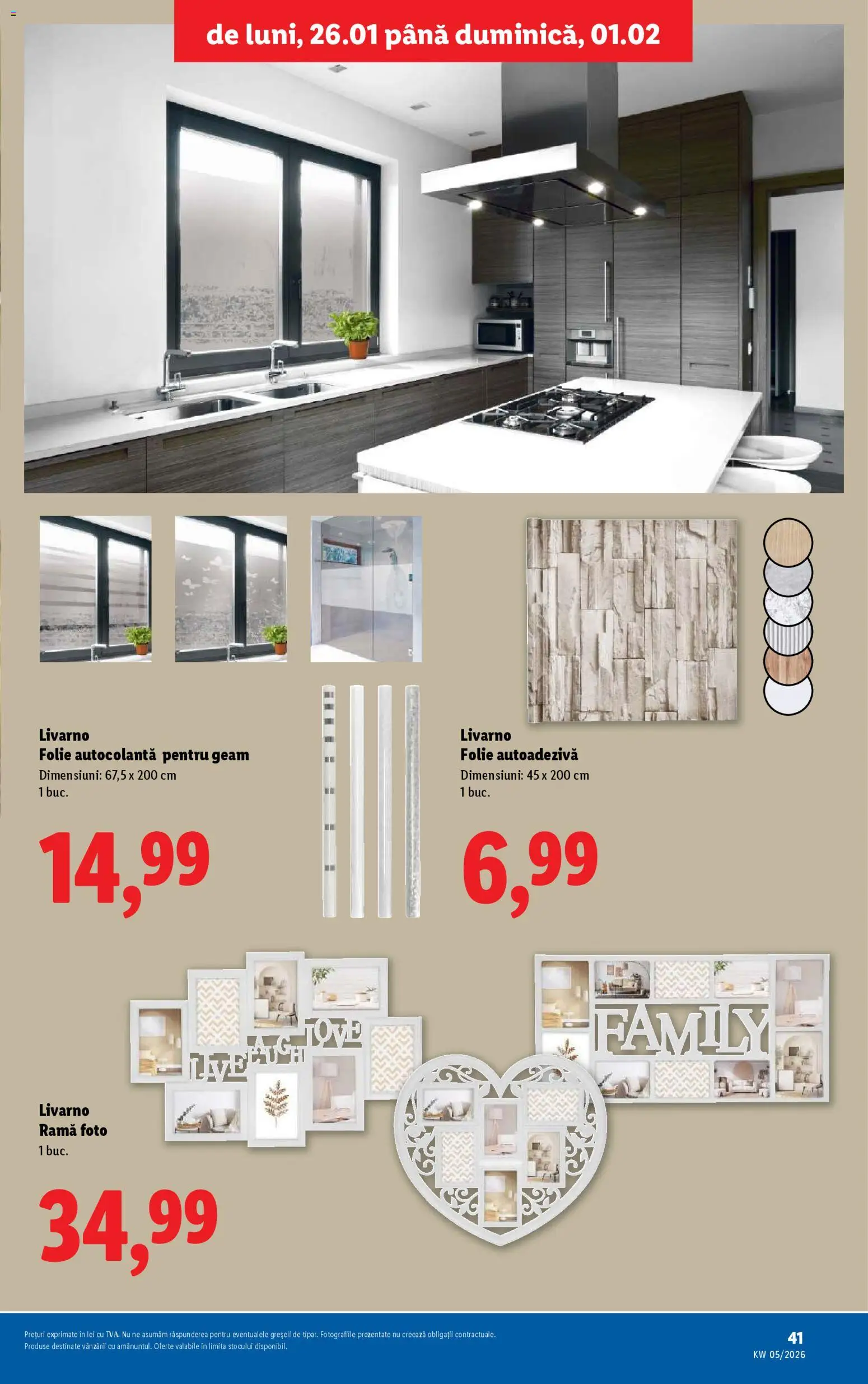 Catalog LIDL 26 - 31 Ianuarie 2026 | Pagina 41 | Produse: Ramă foto