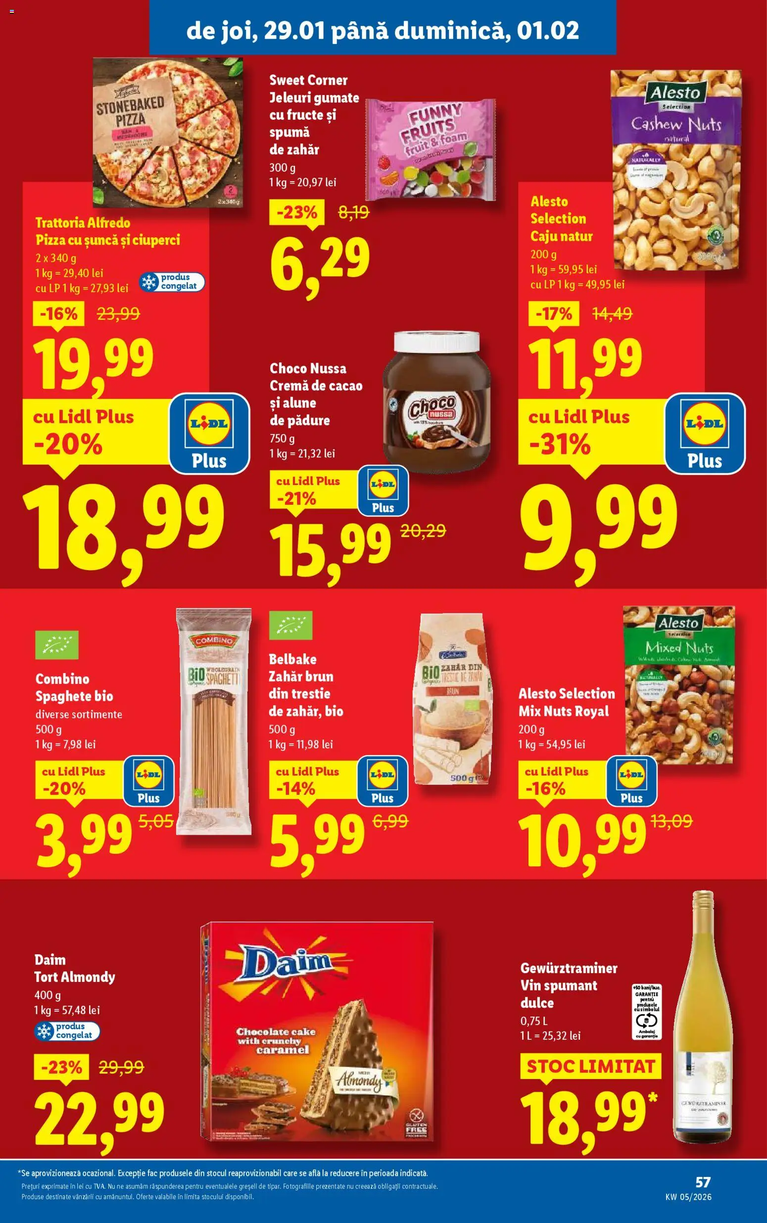 Catalog LIDL 26 - 31 Ianuarie 2026 | Pagina 57 | Produse: Cremă, Vin, Caju, Zahăr