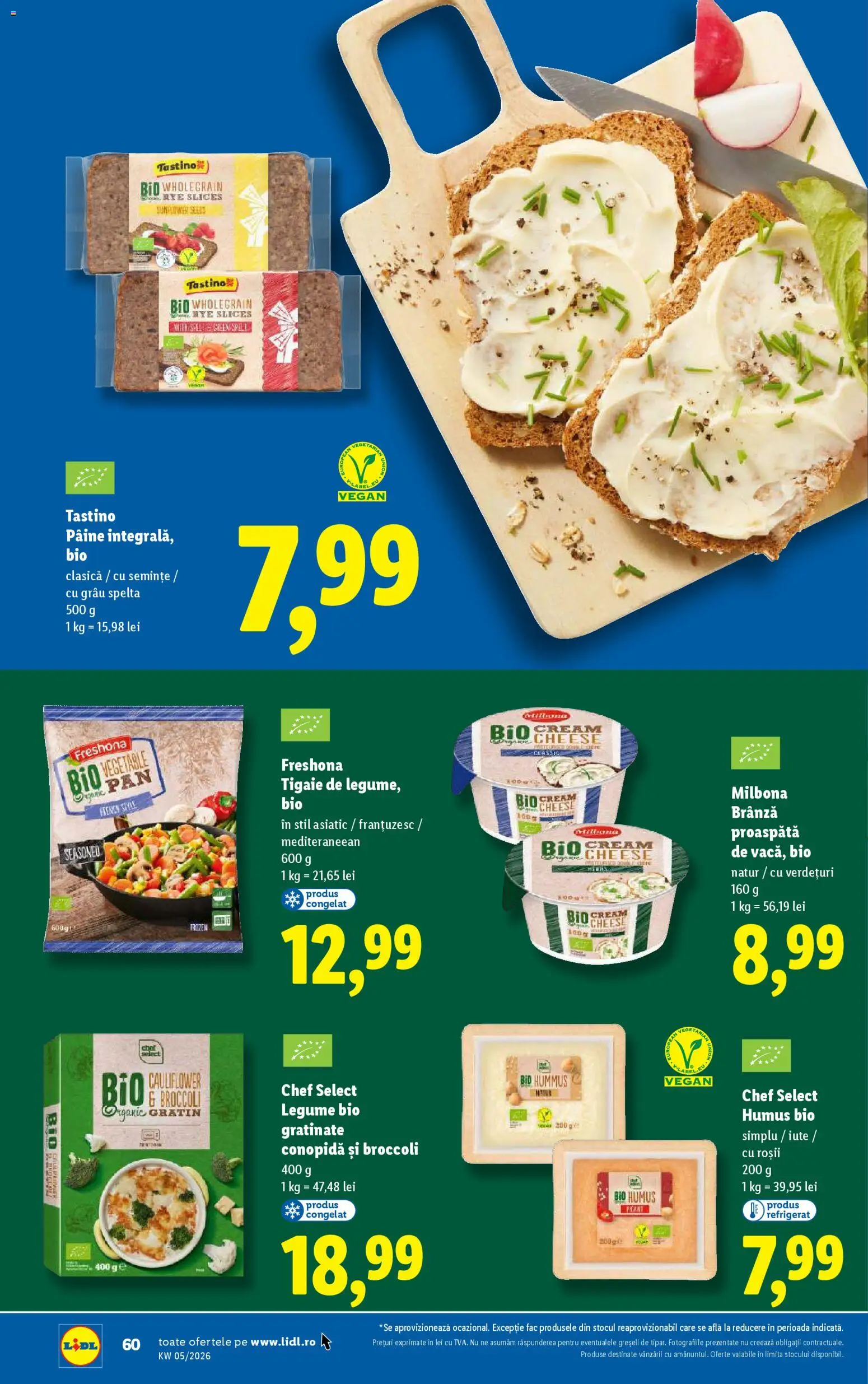 Catalog LIDL 26 - 31 Ianuarie 2026 | Pagina 60 | Produse: Delgeç, Tigaie, Brânză, Legume