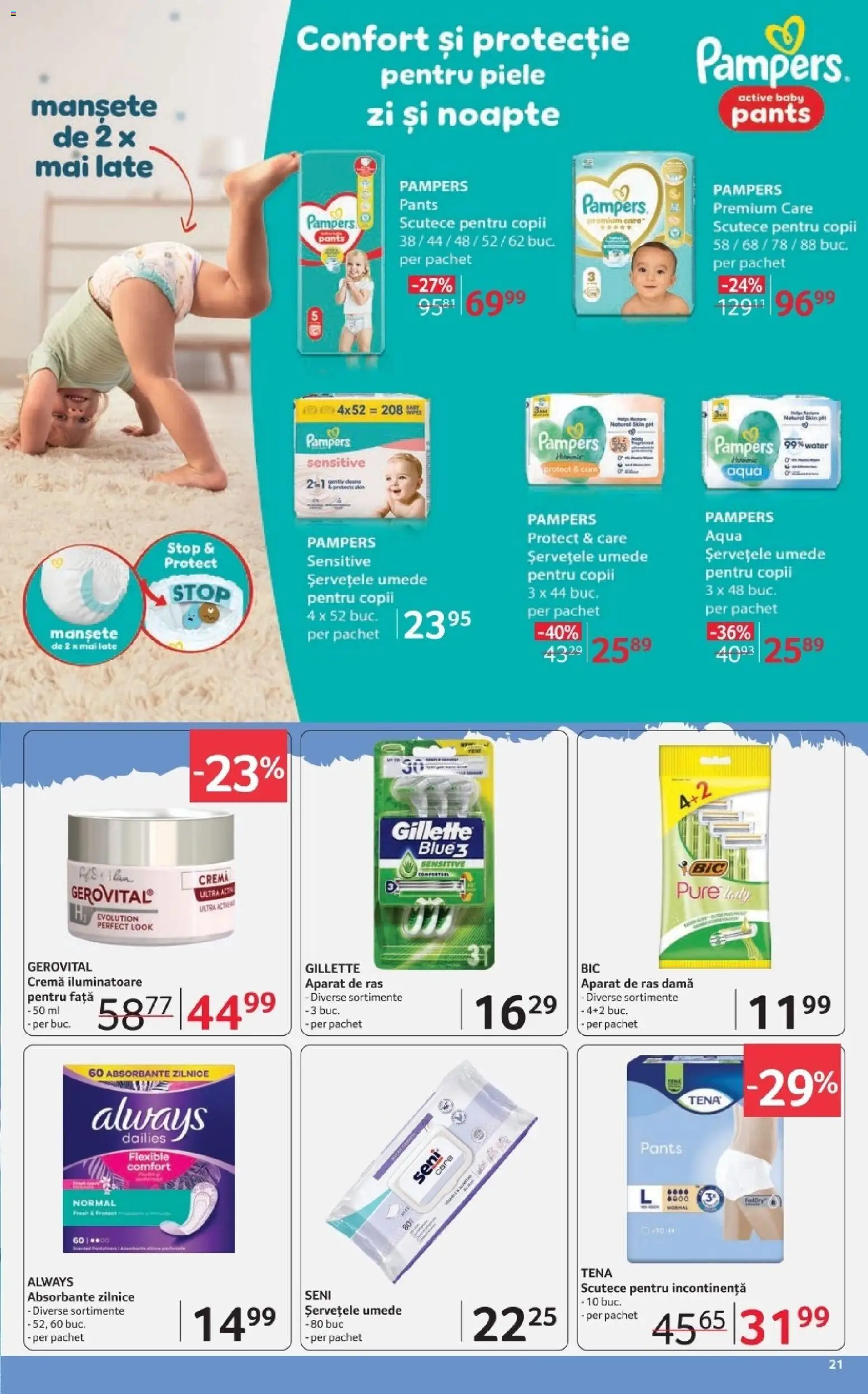 Catalog Selgros 23 Ianuarie - 4 Februarie 2026 | Pagina 21 | Produse: Pirinç gevreği, Cremă, Absorbante, Scutece