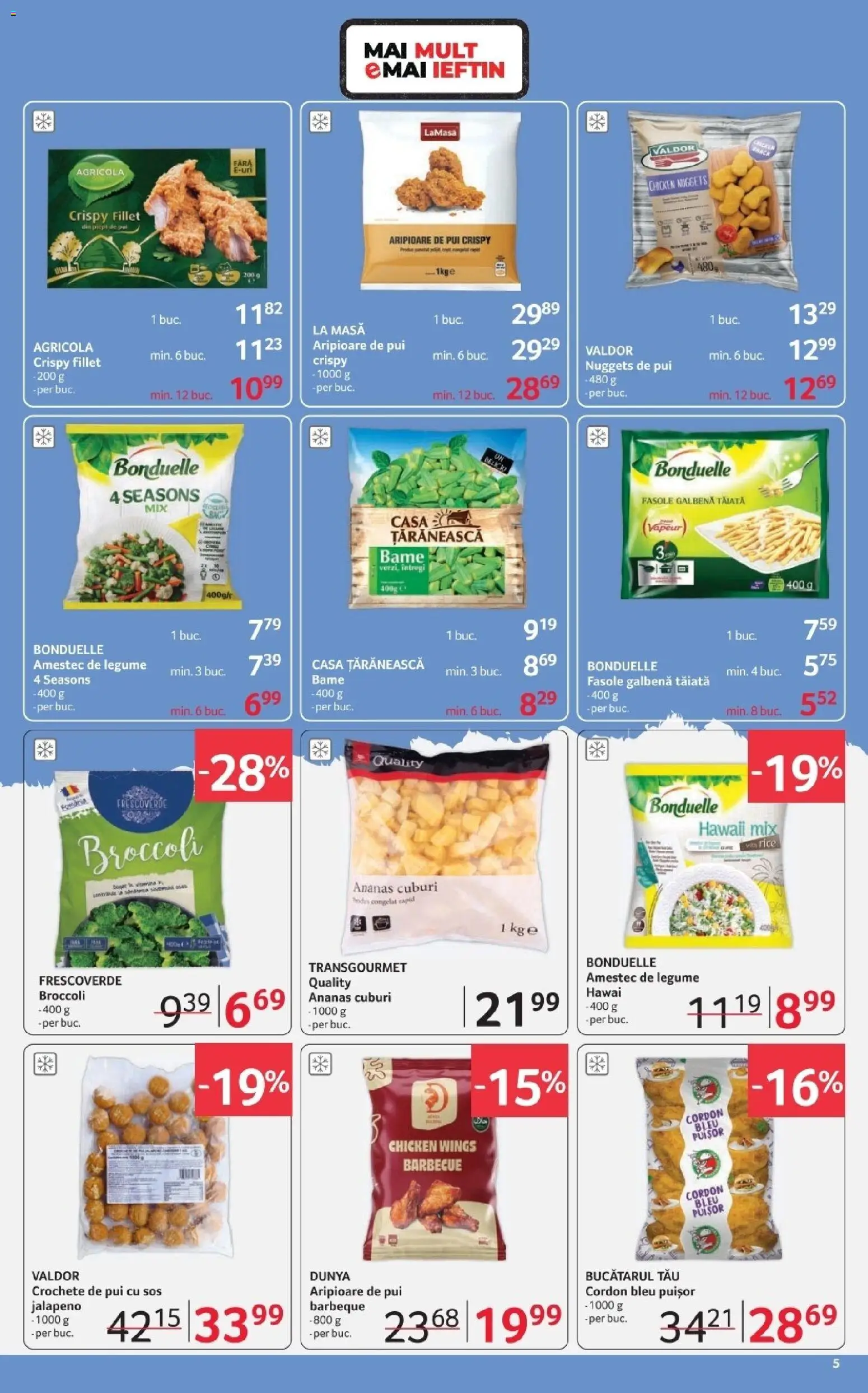 Catalog Selgros 23 Ianuarie - 4 Februarie 2026 | Pagina 5 | Produse: Masă, Hacıyatmaz Kedi Oyuncağı, Cordon bleu, Ananas