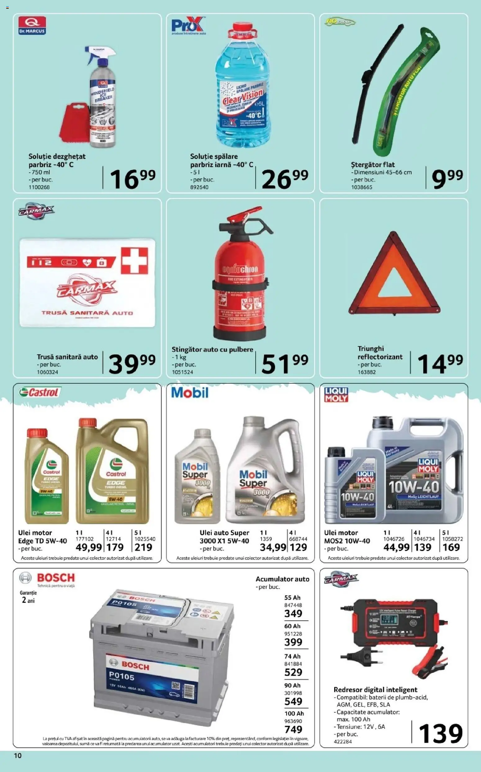 Catalog Selgros 23 Ianuarie - 4 Februarie 2026 | Pagina 10 | Produse: Baterii, Ulei