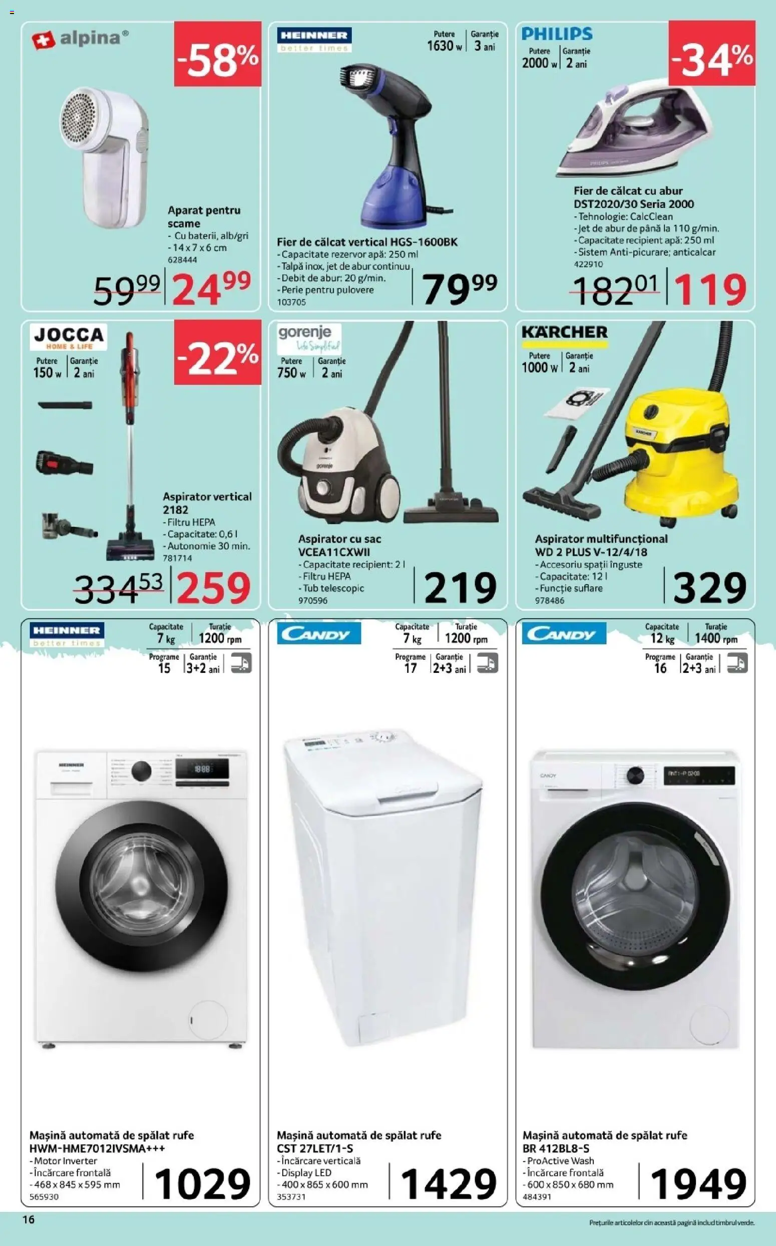 Catalog Selgros 23 Ianuarie - 4 Februarie 2026 | Pagina 16 | Produse: Enginar, Babak, Perie, Apă