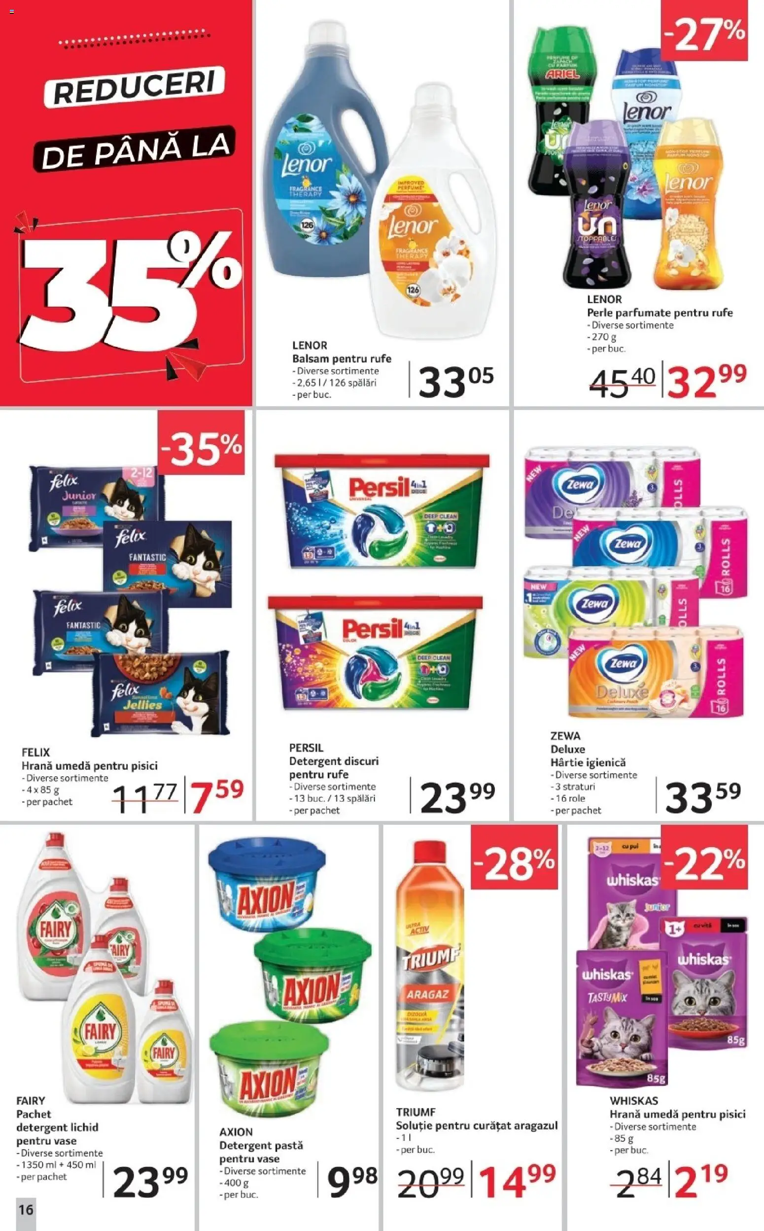 Catalog Selgros 2 - 21 Ianuarie 2026 | Pagina 16 | Produse: Akrilik boya, Role, Yorgan, Detergent