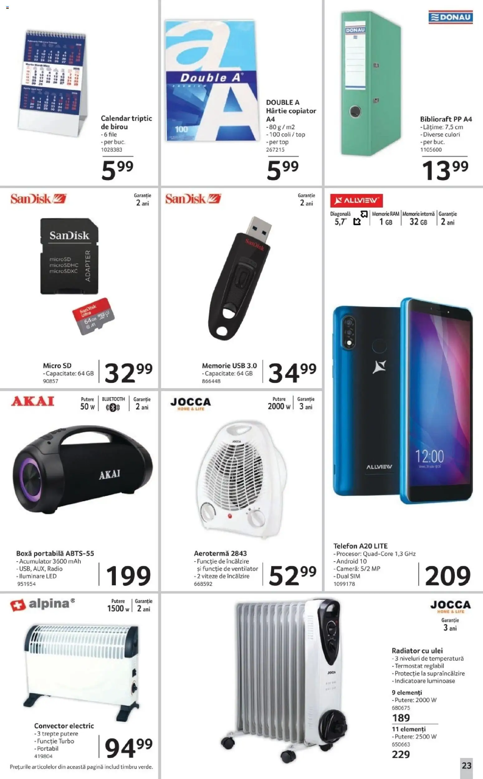 Catalog Selgros 2 - 21 Ianuarie 2026 | Pagina 23 | Produse: Telefon, Cameră, Ventilator, Boxă portabilă