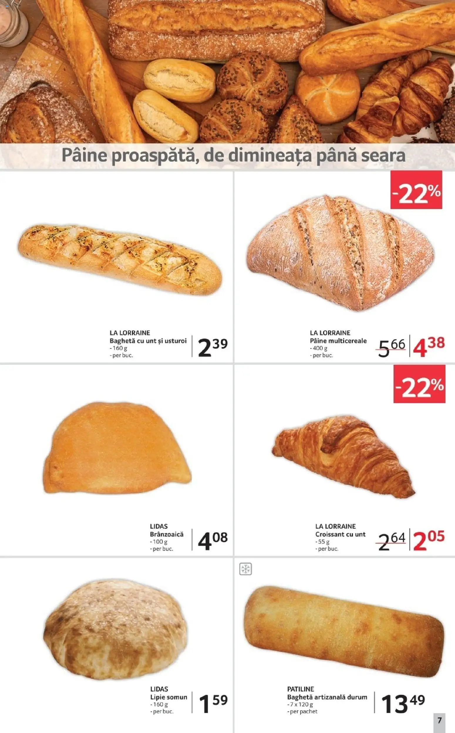Catalog Selgros 2 - 21 Ianuarie 2026 | Pagina 7 | Produse: Unt, Pâine, Usturoi