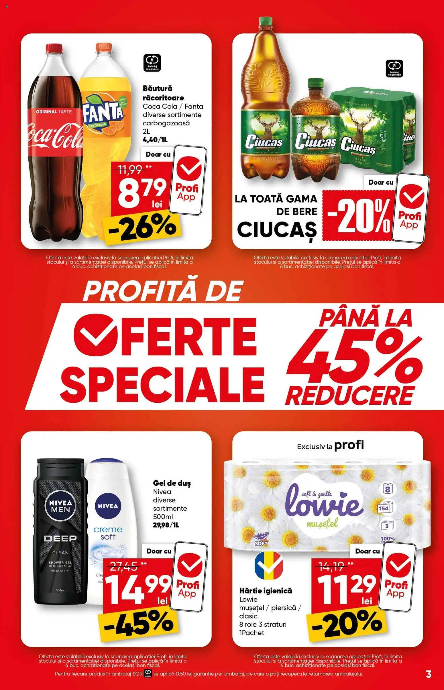 Catalog Profi 21 Ianuarie - 2 Februarie 2026 | Pagina 3 | Produse: Duș, Amerikan servis, Bere, Portocale
