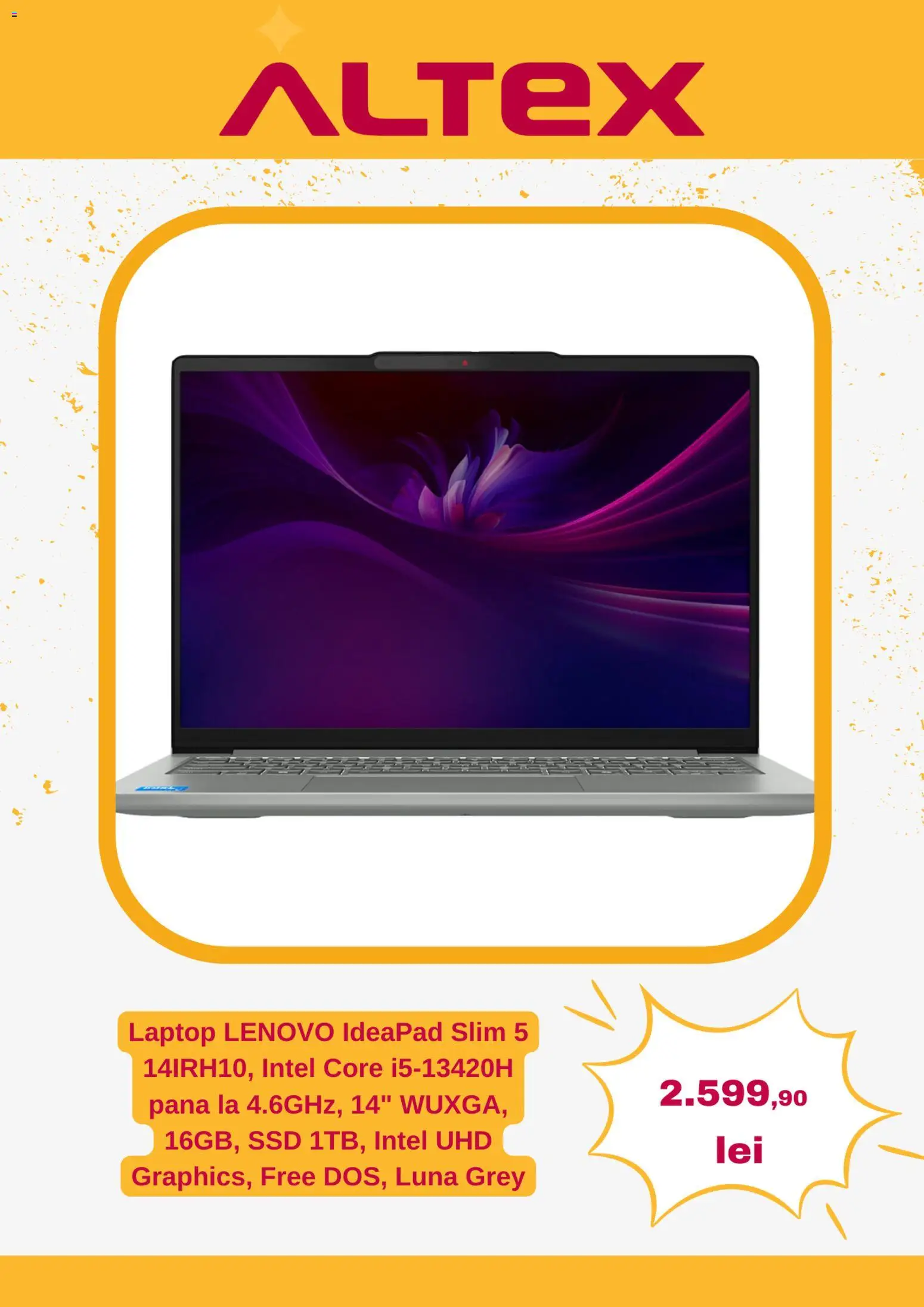 Catalog Altex 22 - 27 Ianuarie 2026 | Pagina 3 | Produse: Laptop