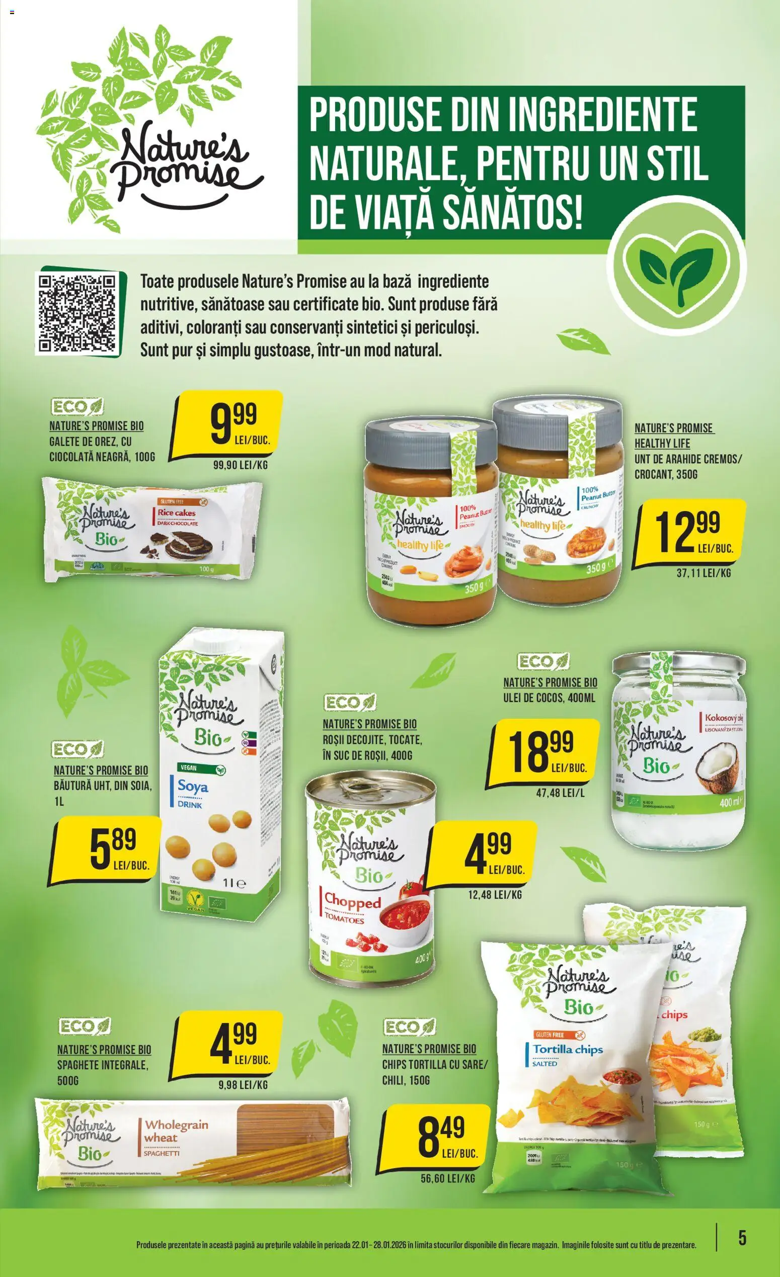 Catalog Mega Image 22 - 27 Ianuarie 2026 | Pagina 5 | Produse: Arahide, Ulei, Suc, Roșii