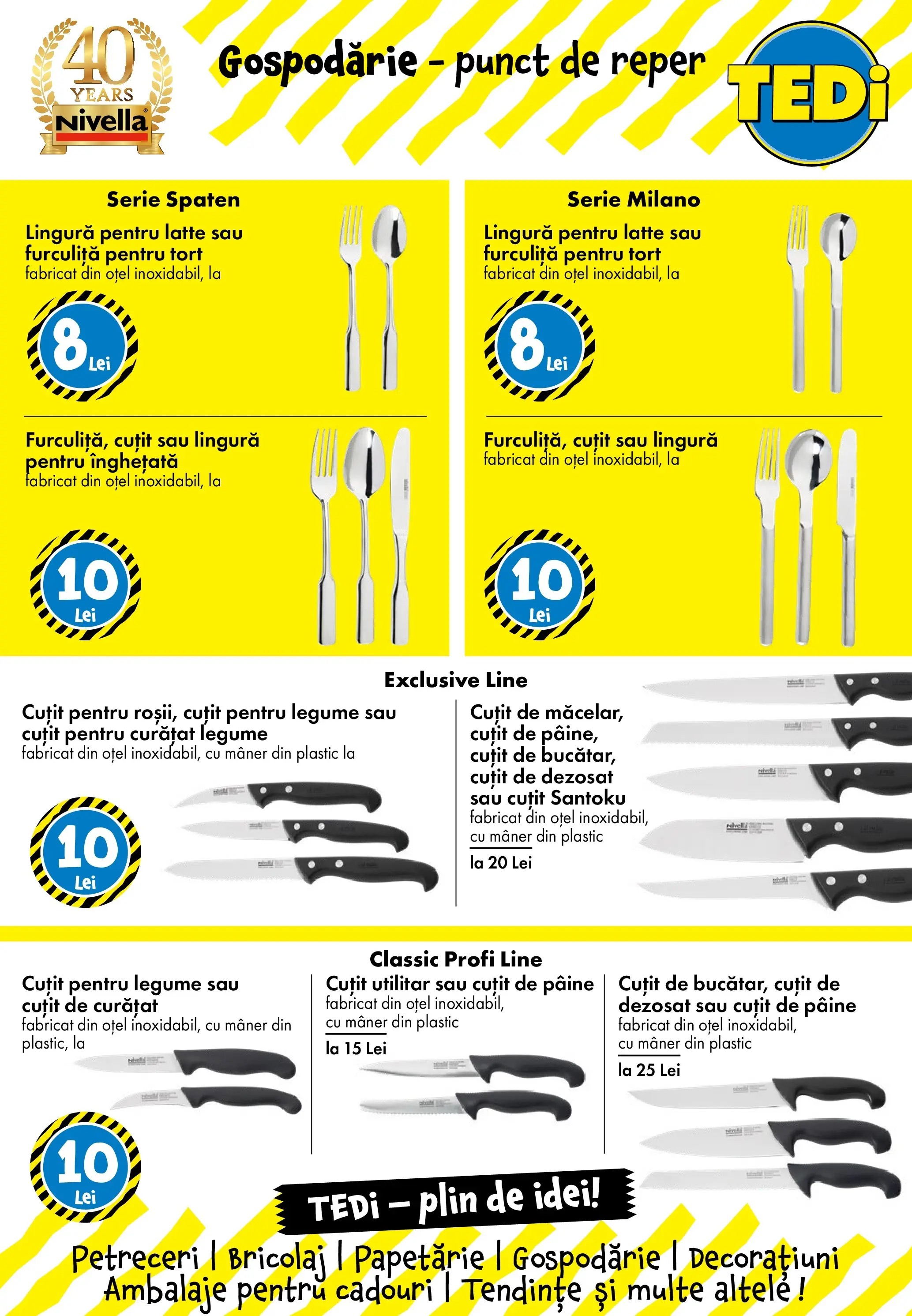 Catalog TEDi 27 Ianuarie - 2 Februarie 2026 | Pagina 11 | Produse: Cuțit, Tort, Înghețată, Legume
