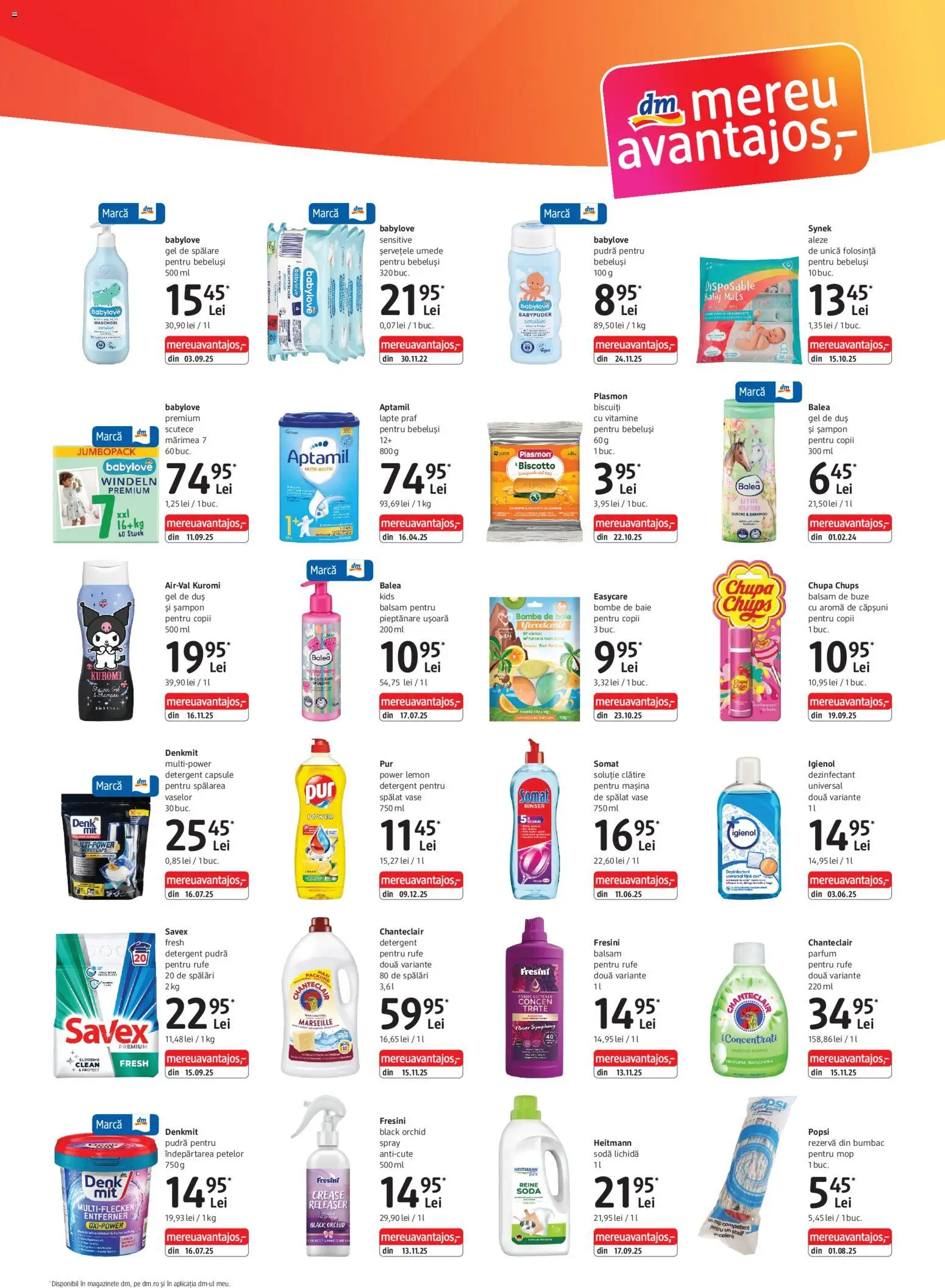 Catalog DM Drogerie Markt 22 Ianuarie - 16 Februarie 2026 | Pagina 3 | Produse: Mașină De Spălat, Duș, Parfum, Lapte