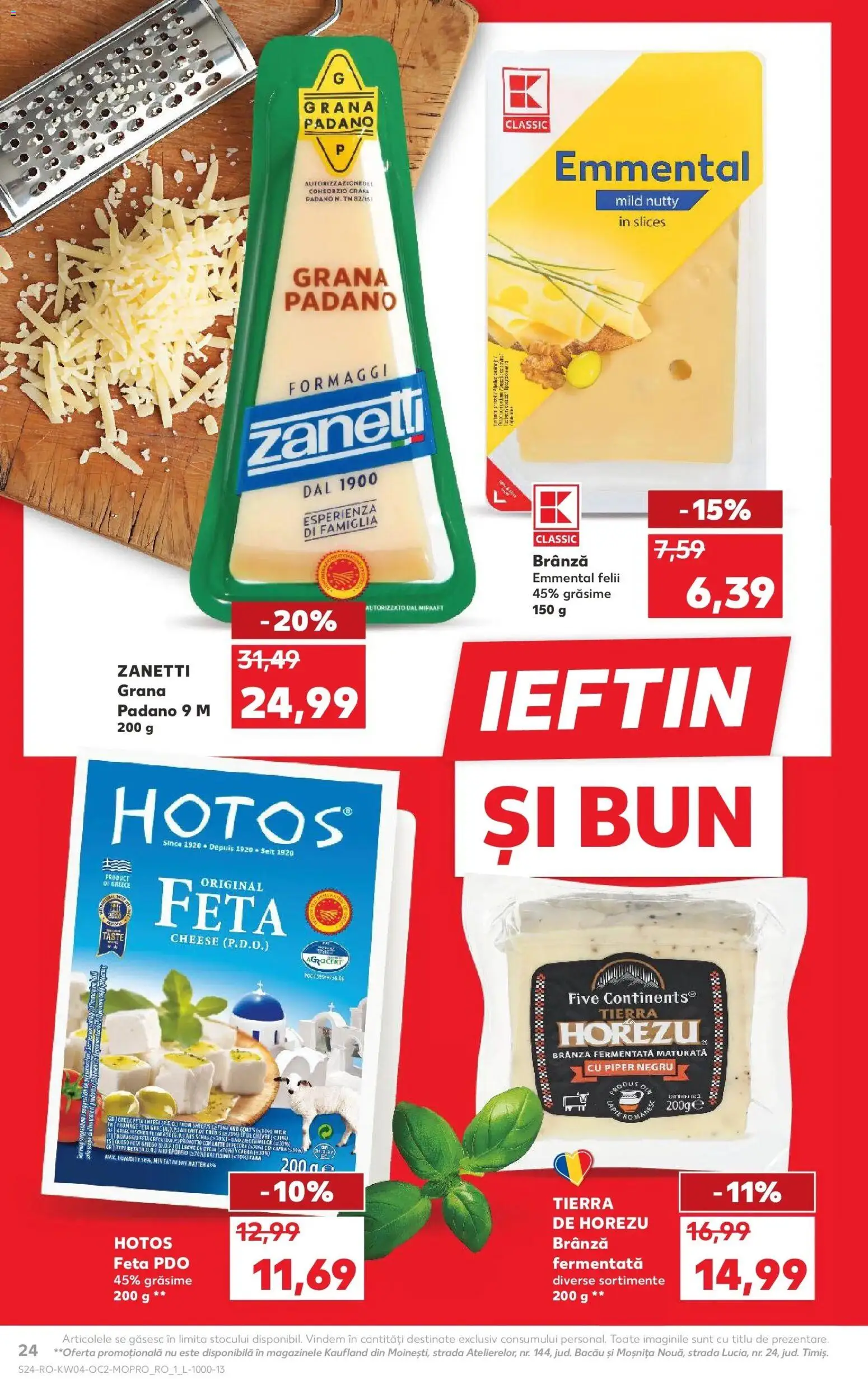 Catalog Kaufland 21 - 26 Ianuarie 2026 | Pagina 24 | Produse: Brânză, Piper